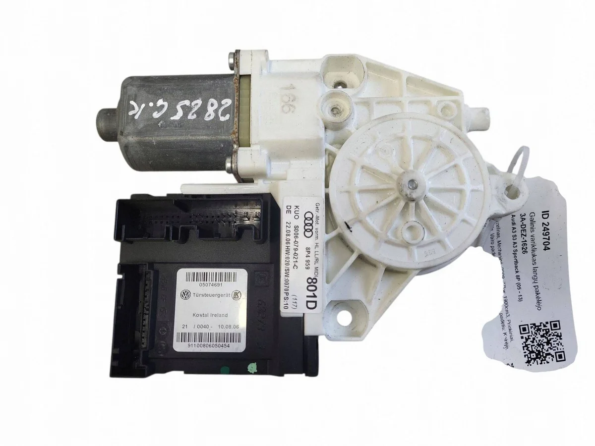Motor do Vidro Audi OE 8P4959801D Usado image 3