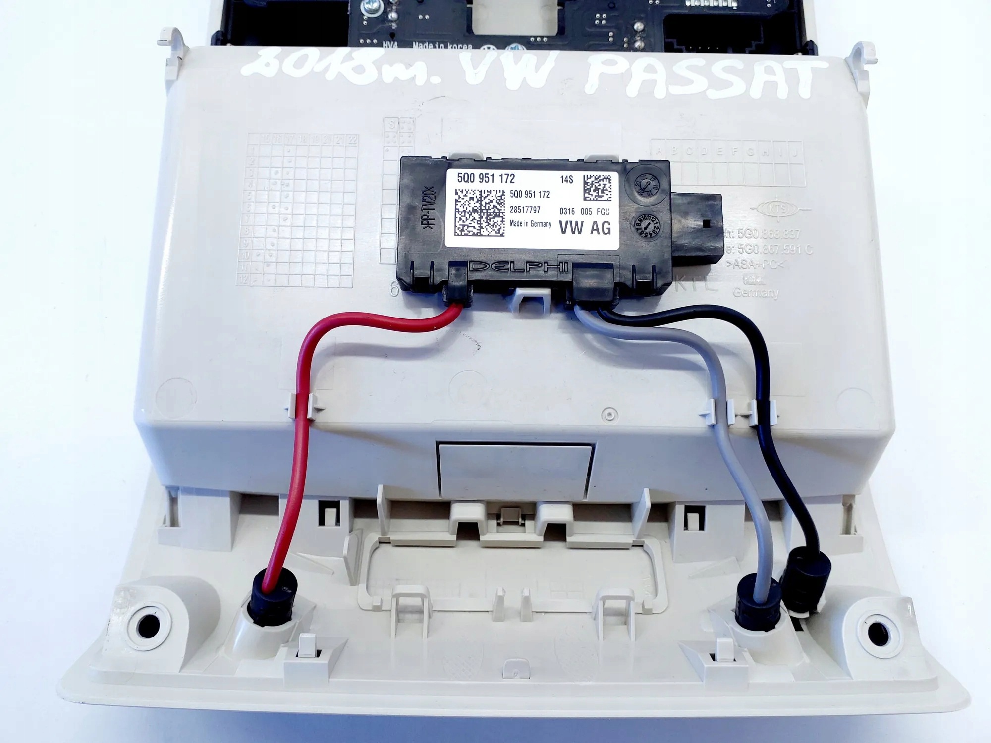 Luz Interna do Cabine VW 5G0867591C Usada image 3