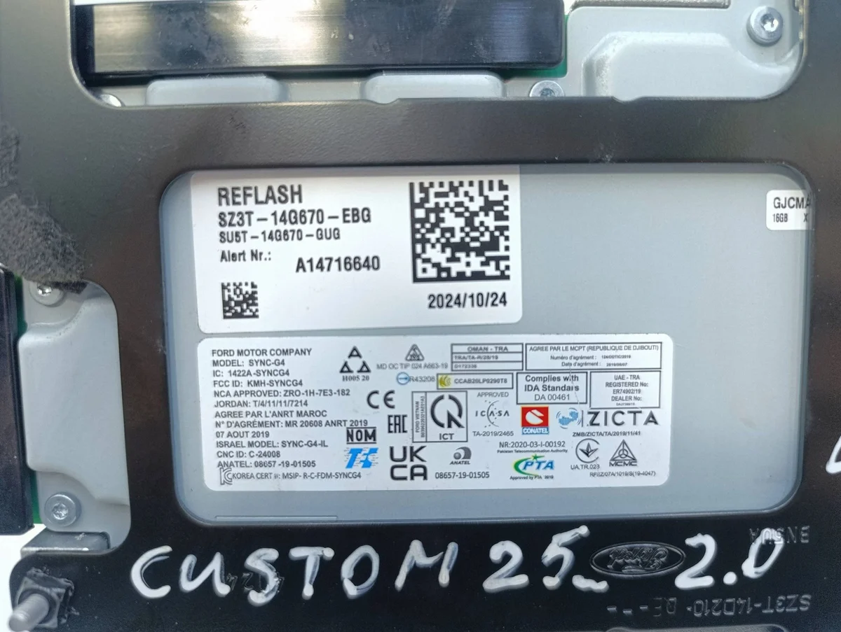 Module de navigation Ford Transit Custom II A14716640 image 6