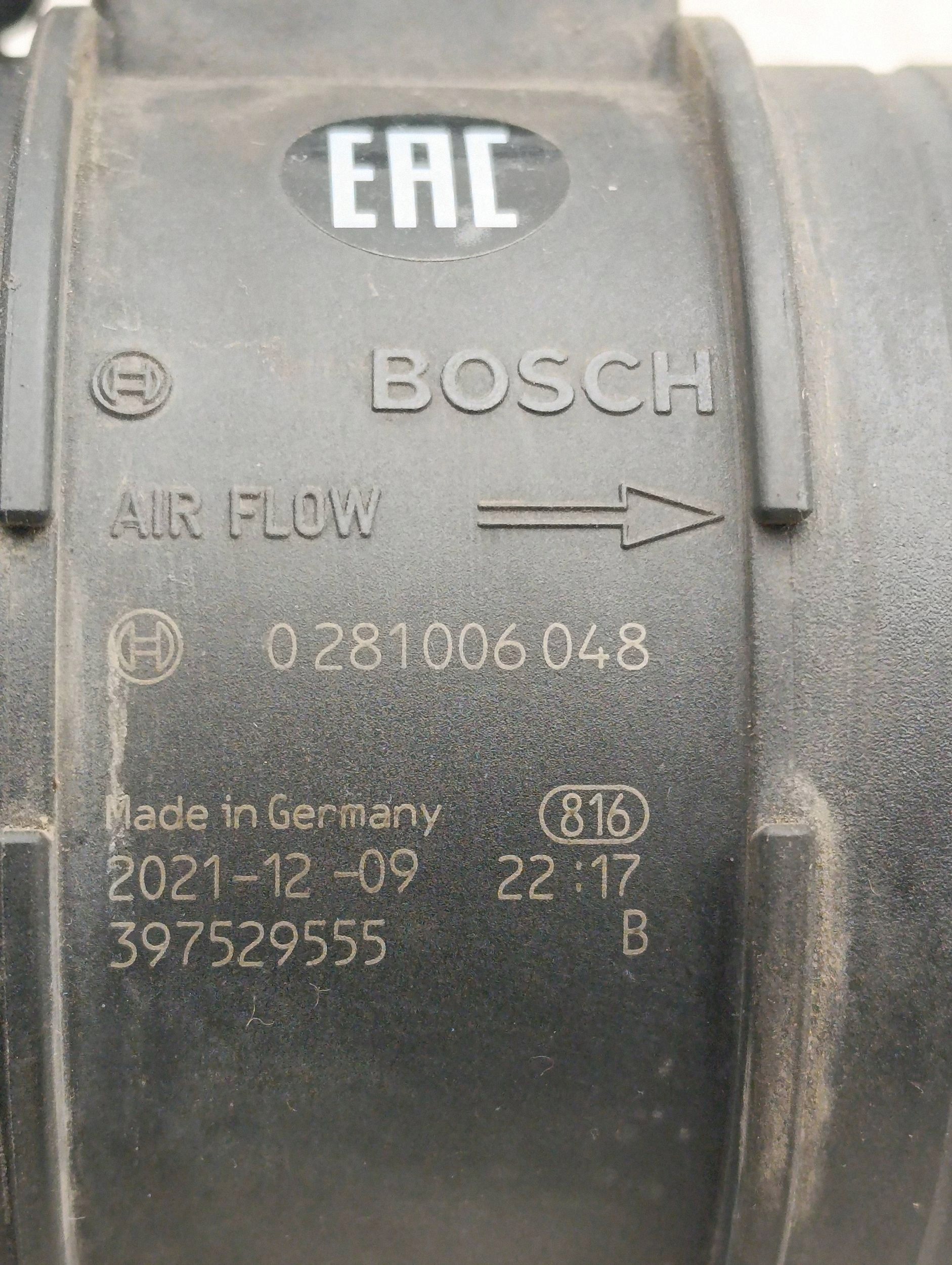 Débitmètre Peugeot Boxer 2011 0281006048 image 6