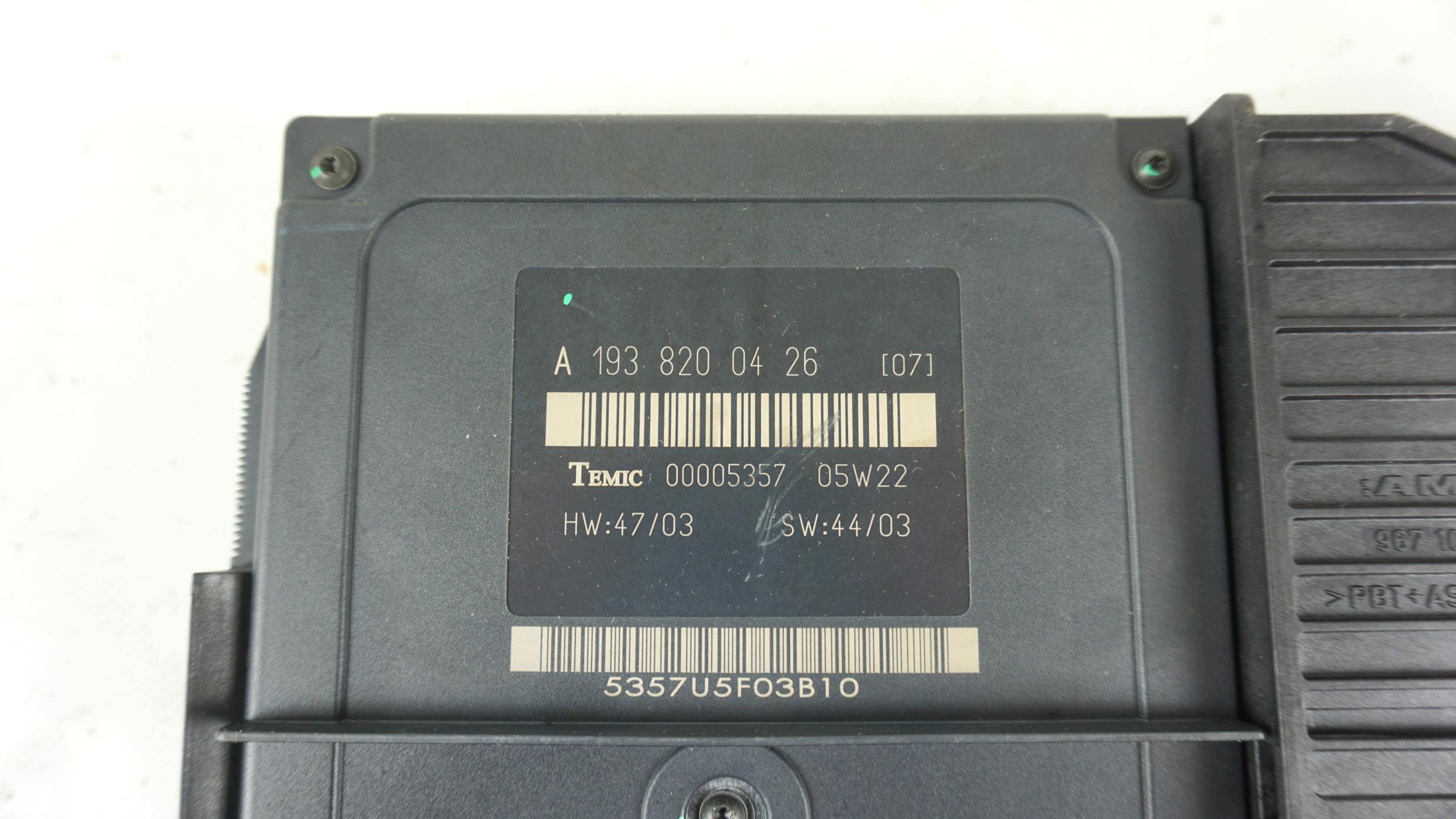 Module Confort Chrysler Crossfire A1938200426 image 3