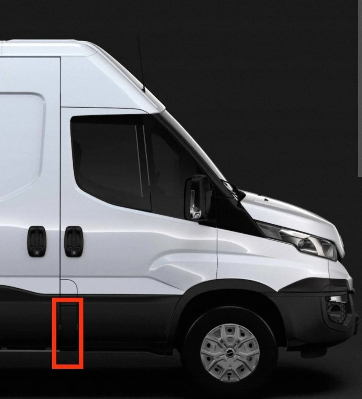 Cubierta Pilar B Iveco Daily Derecha OEM EZ5801521537 image 6