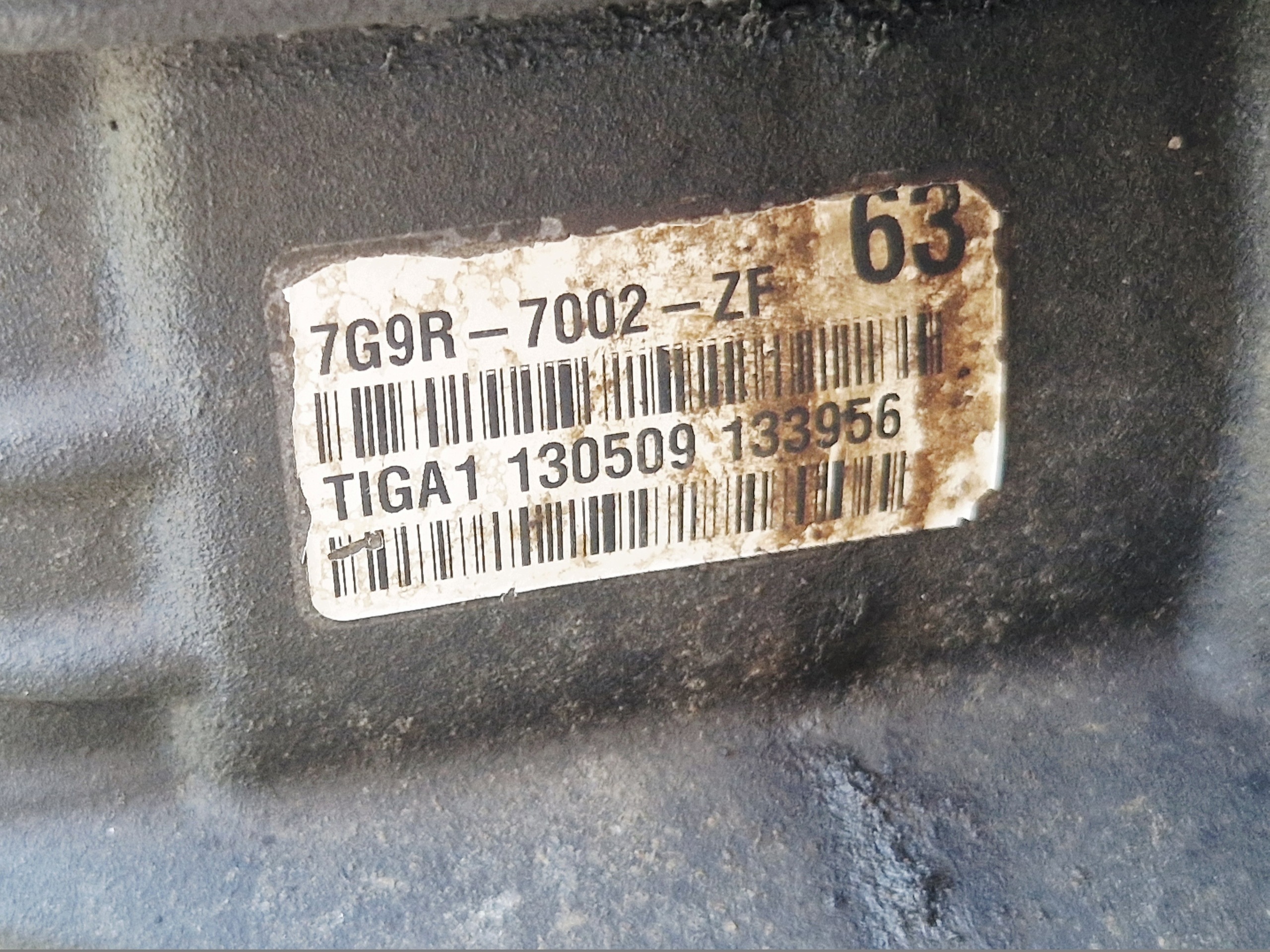 Getriebe Ford Mondeo MK4 1.8 TDCI 6-Gang 7G9R-7008-ZF image 4
