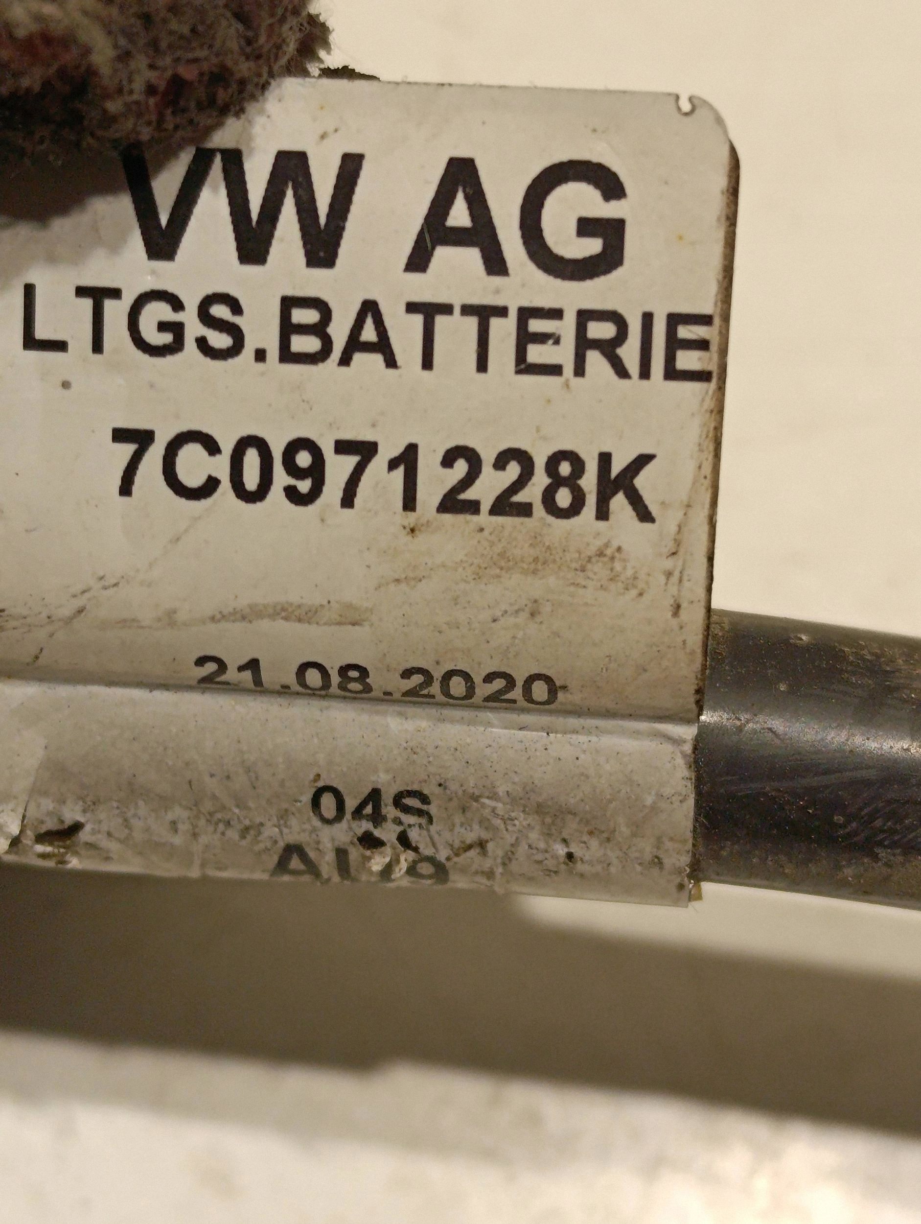 Borne positive Volkswagen Crafter 7C0971228K image 4