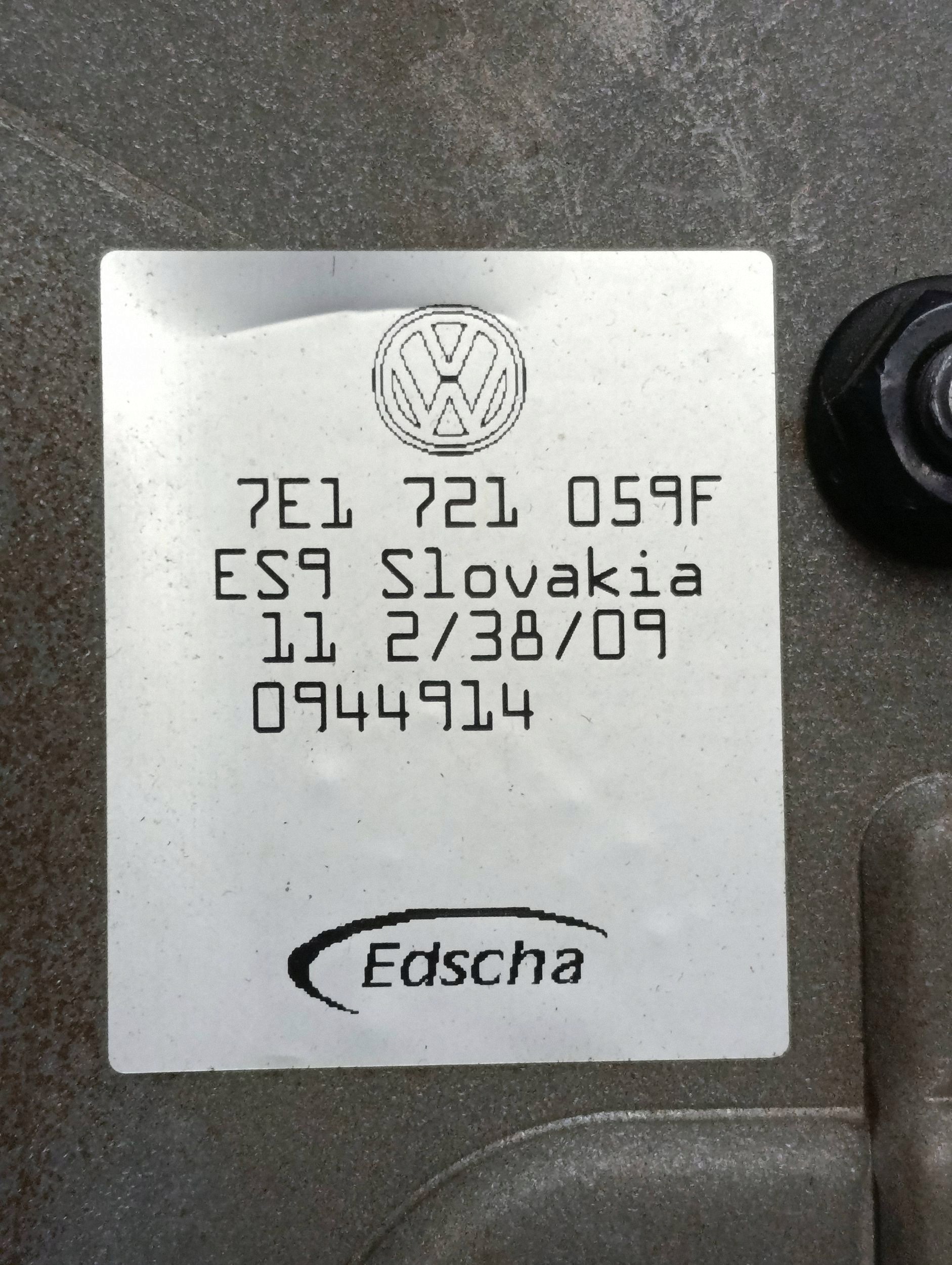 VW T5 Kupplungspedal 7E1721059F Gebraucht image 4