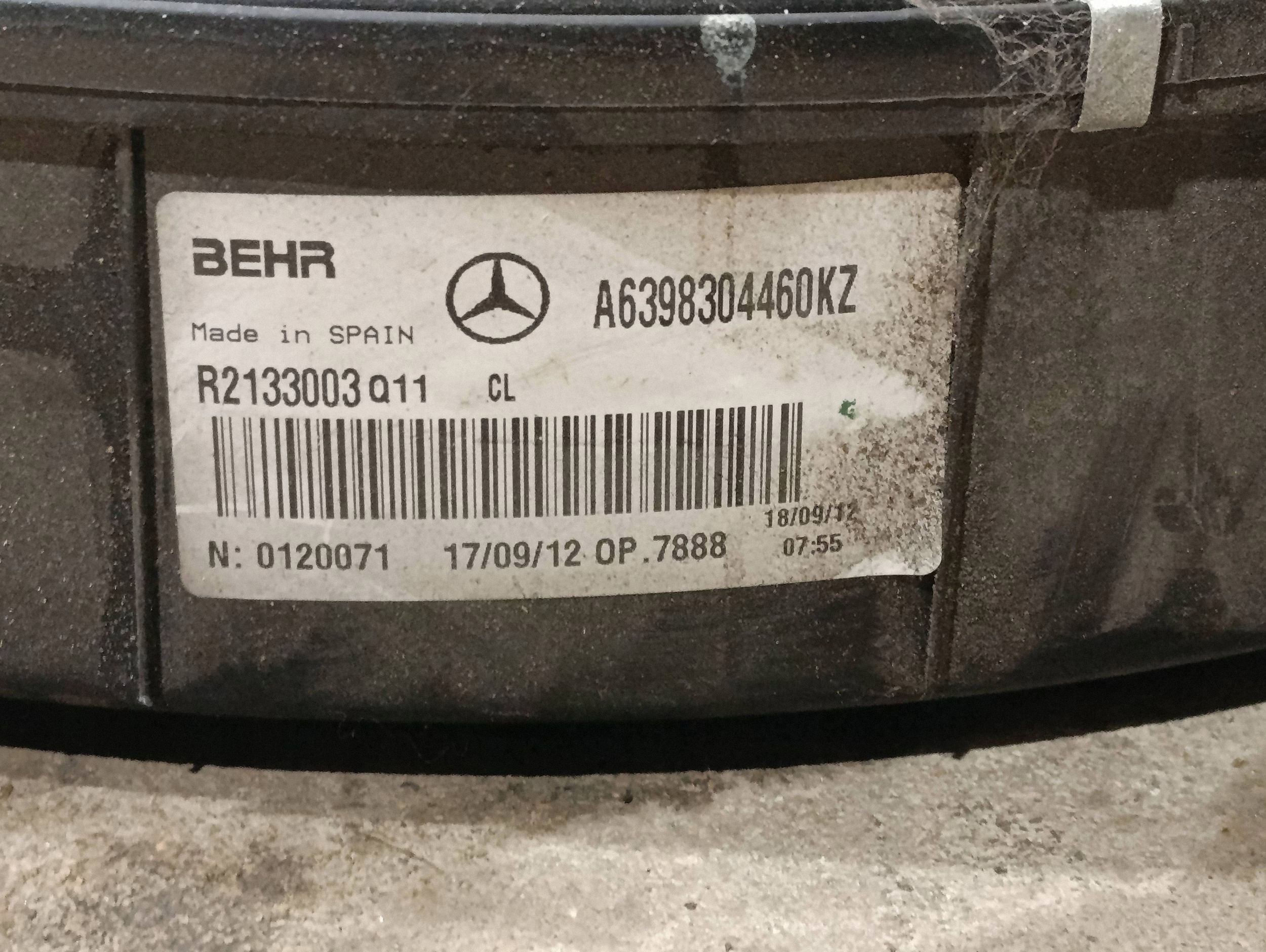Heizung hinten Mercedes Viano 639 A6398304460 image 6