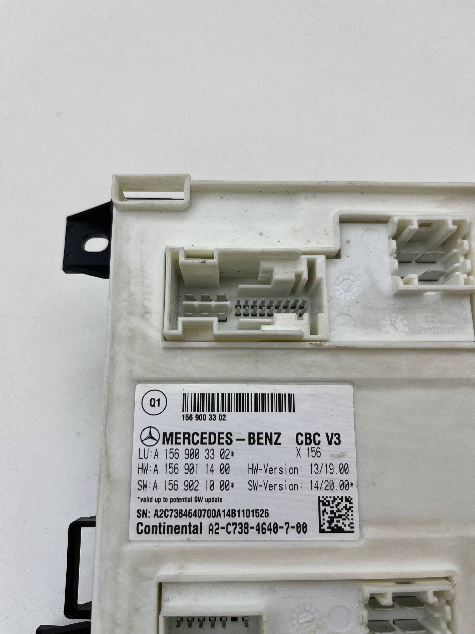 MERCEDES W246 W176 Mukavuusmoduuli A1569003302