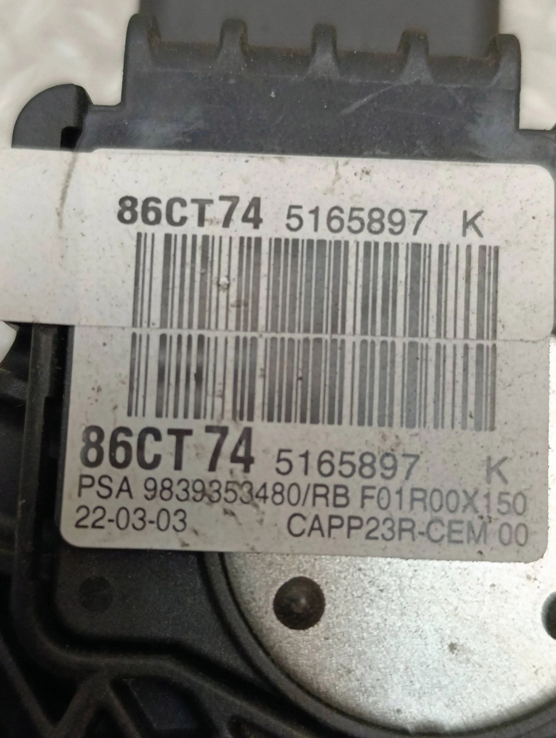 Gaspedal Toyota Proace Minibus 9839353480 image 4