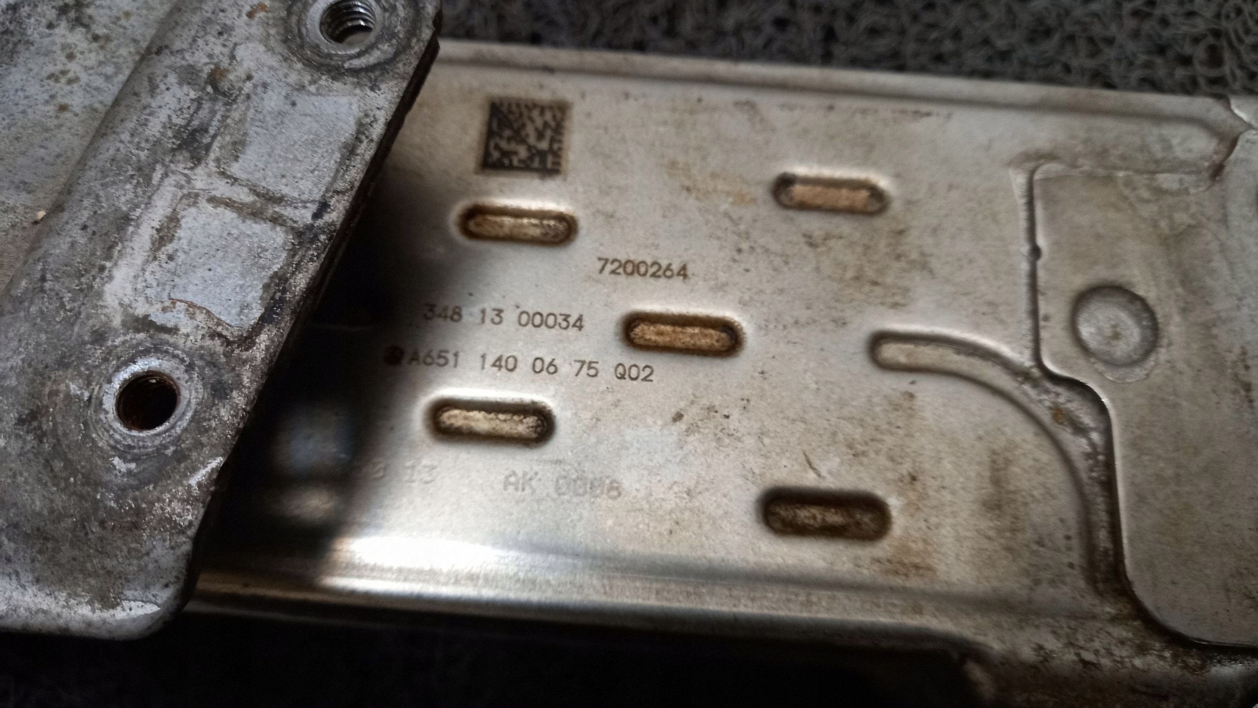 2014 Mercedes-Benz Sprinter W906 EGR Cooler