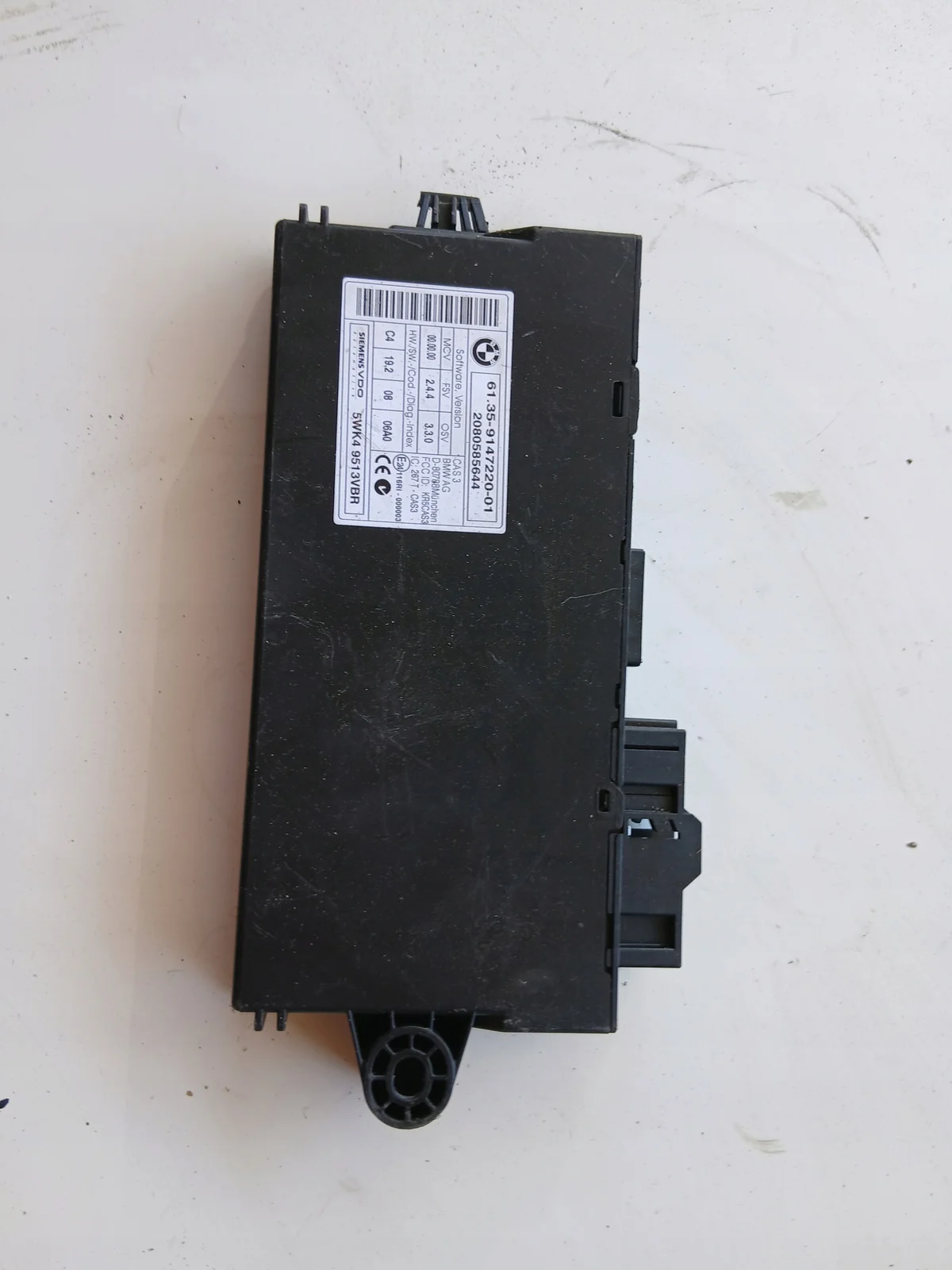 Module CAS BMW 1 E87 E82 E81 E90 E91 9147220 image 2