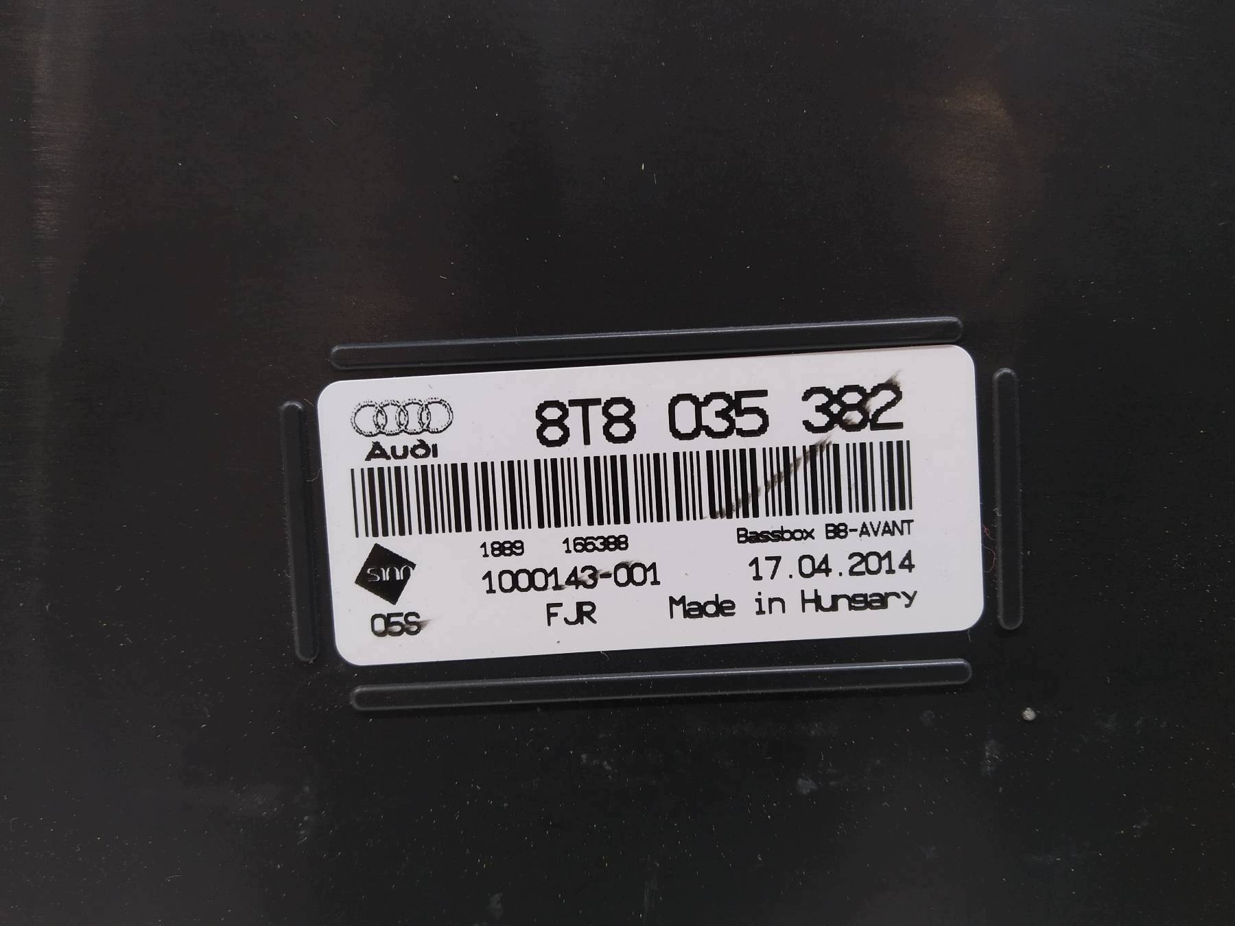 Subwoofer Lautsprecher 8T8035382 Audi A4 IV (2008-2015) B8 image 3