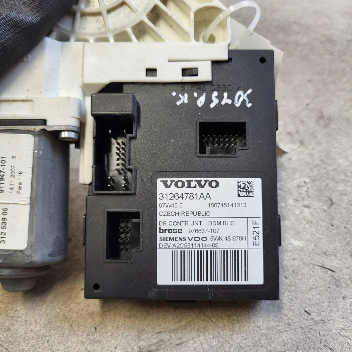 Motor Vidro Volvo C70 2008 31264781AA Usado image 4