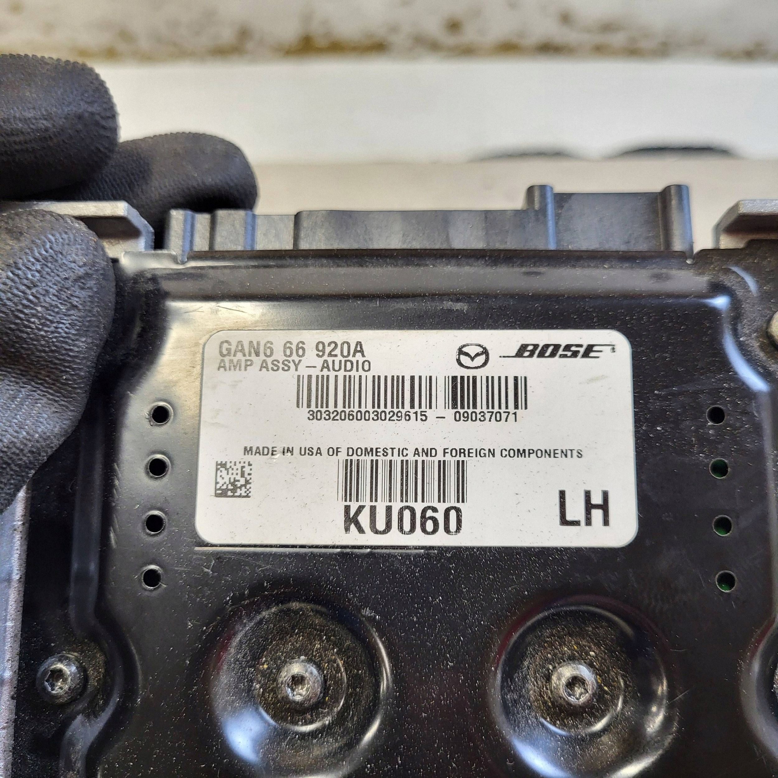 Mazda 6 2009 Amplificateur GAN666920A image 4