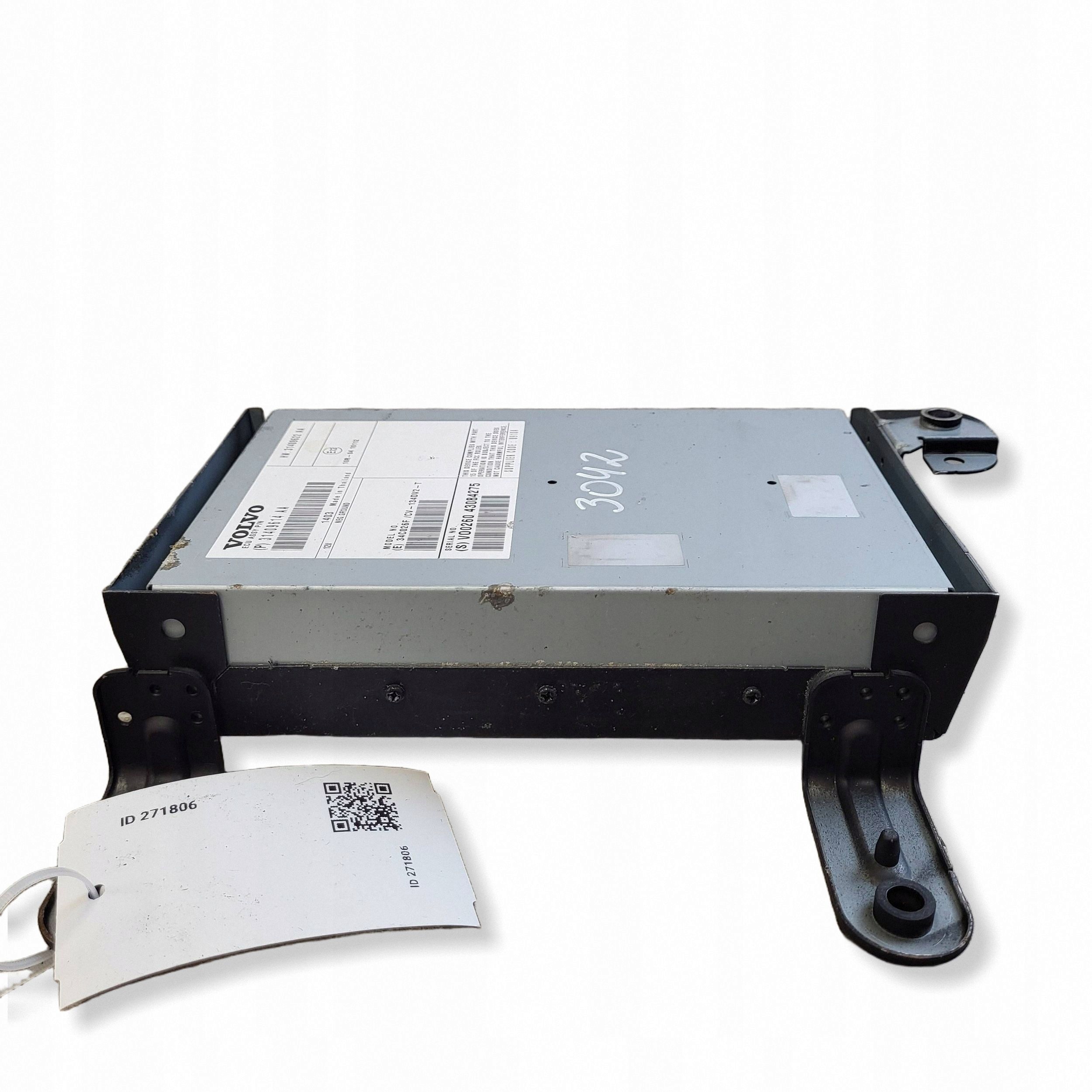 2014 Volvo V40 Amplifier 31409622A image 4