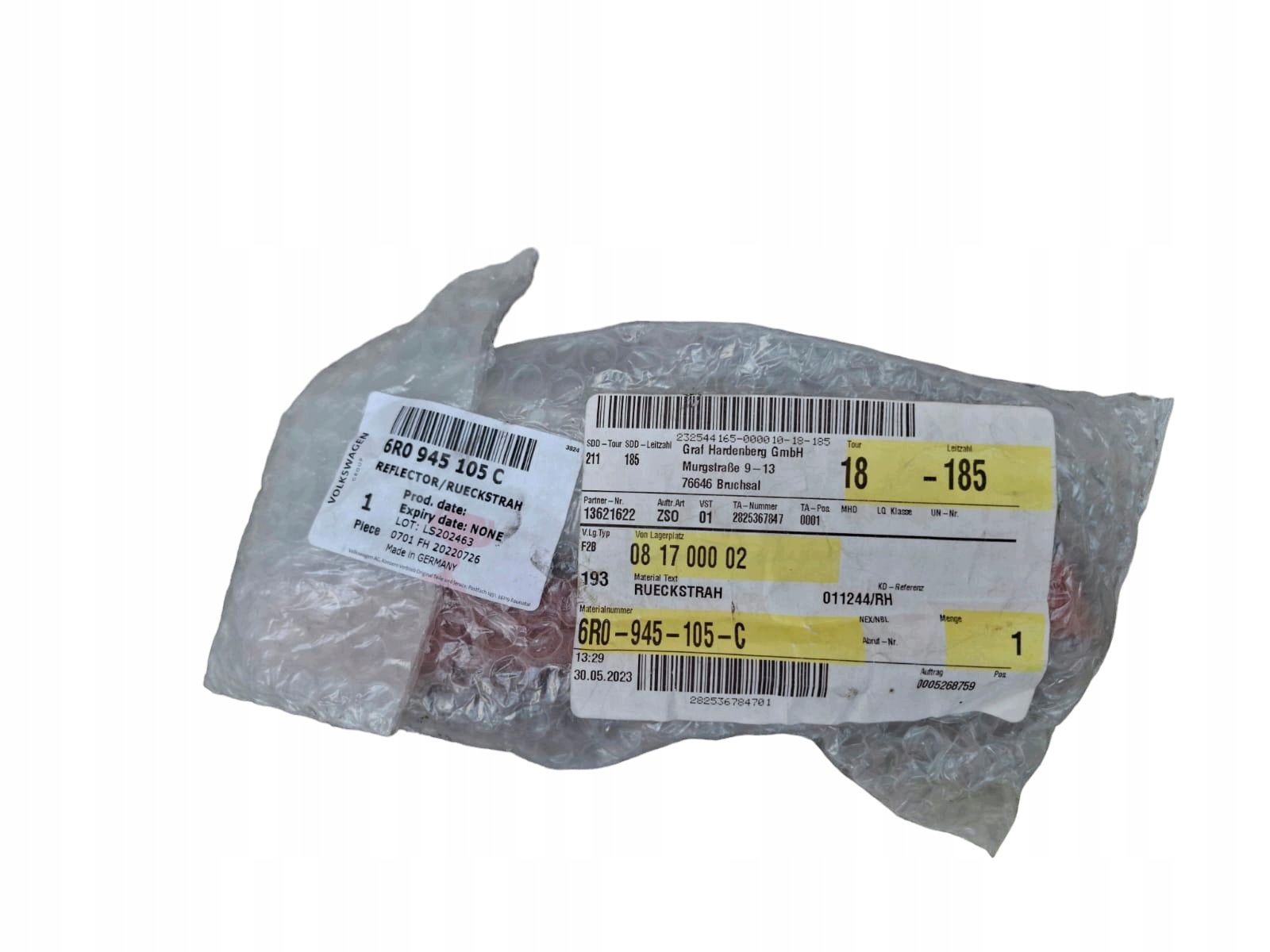 VW Polo Refletor Parachoque Esquerdo 6R0945105C image 2