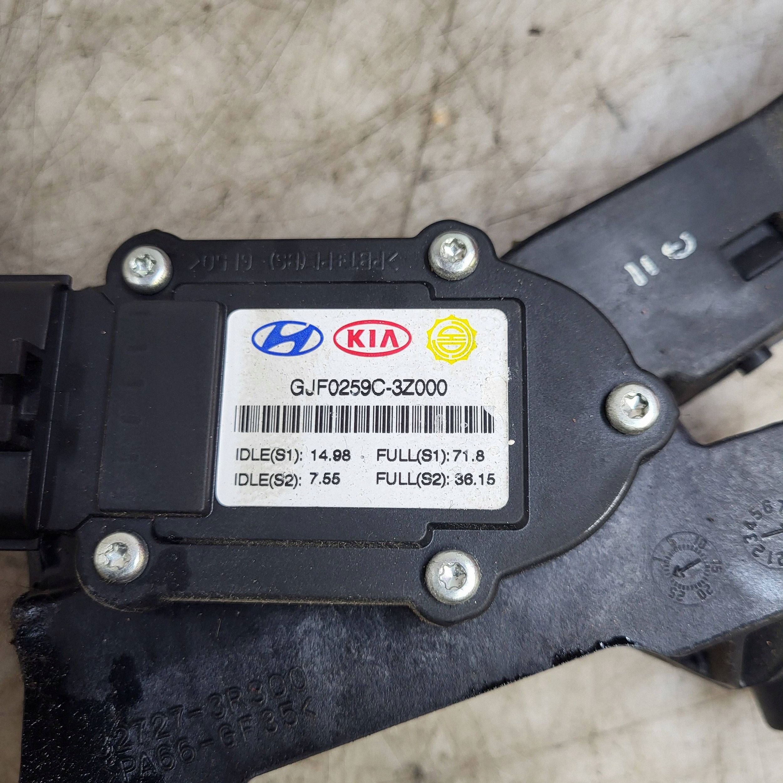 2012 Hyundai i40 Gaspedal GJF0259C3Z000 image 5