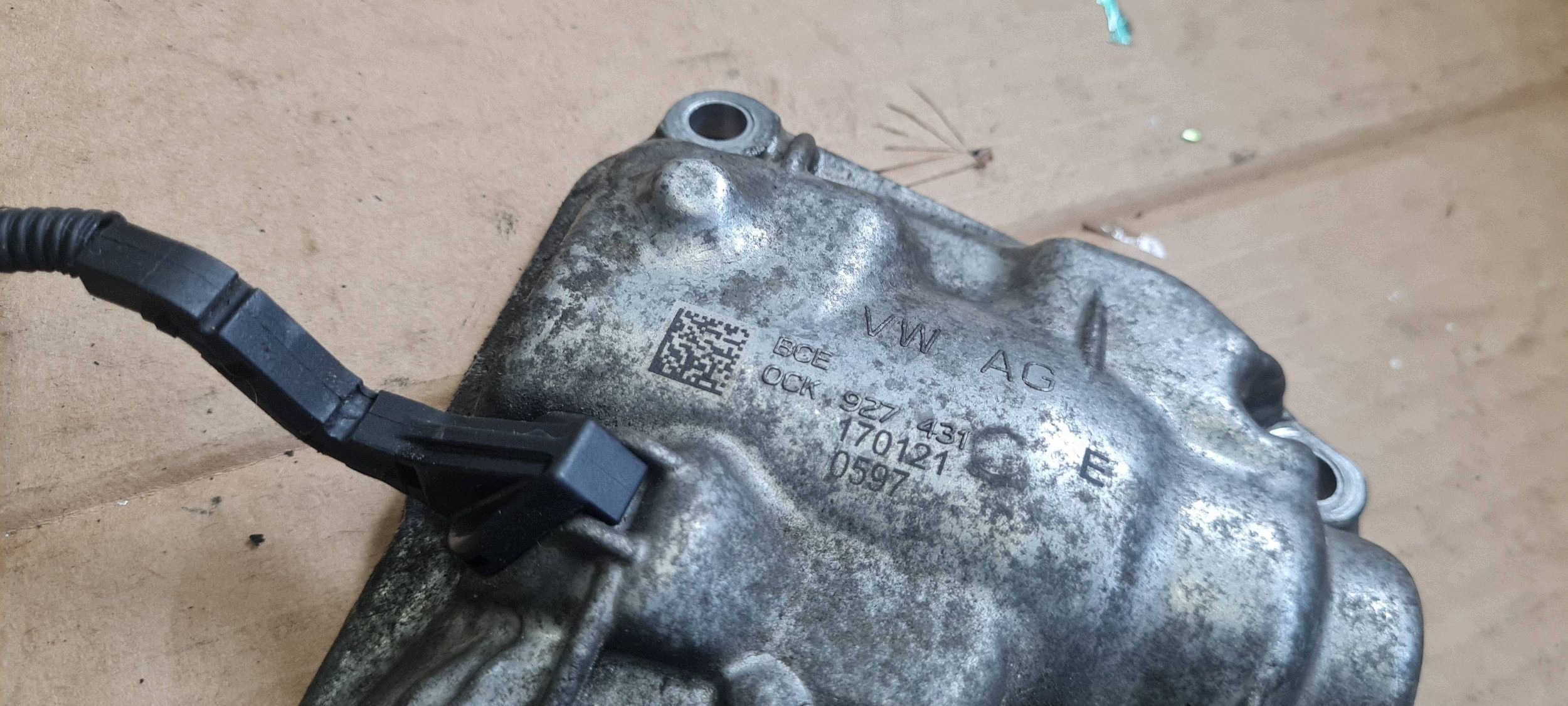 A4 B9 8W A5 Getriebeabdeckung mit Sensor S-Tronic 0CK 0CK927431E image 3