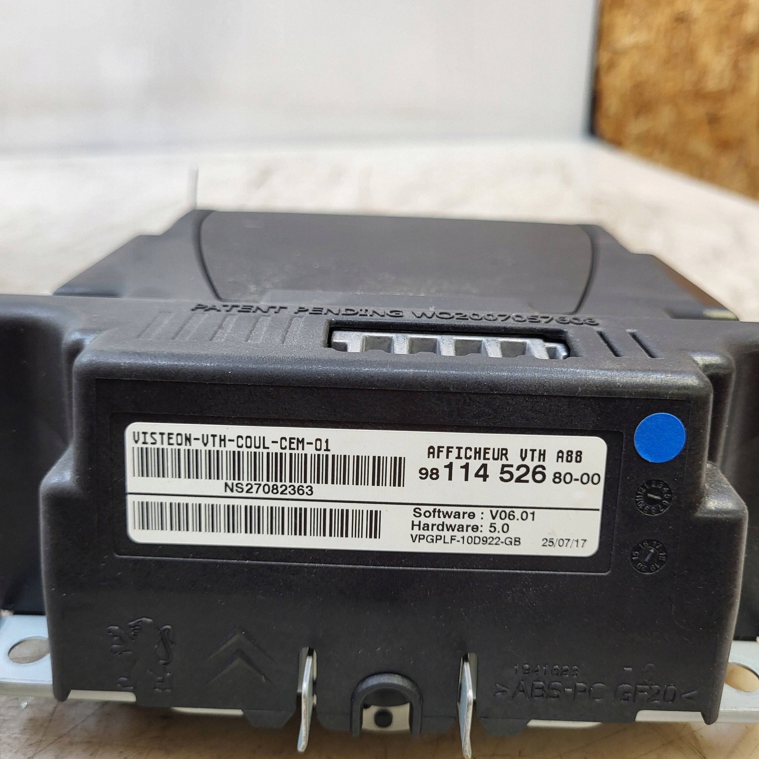 Écran HUD Citroen C3 Aircross 2017 9811452680 image 7