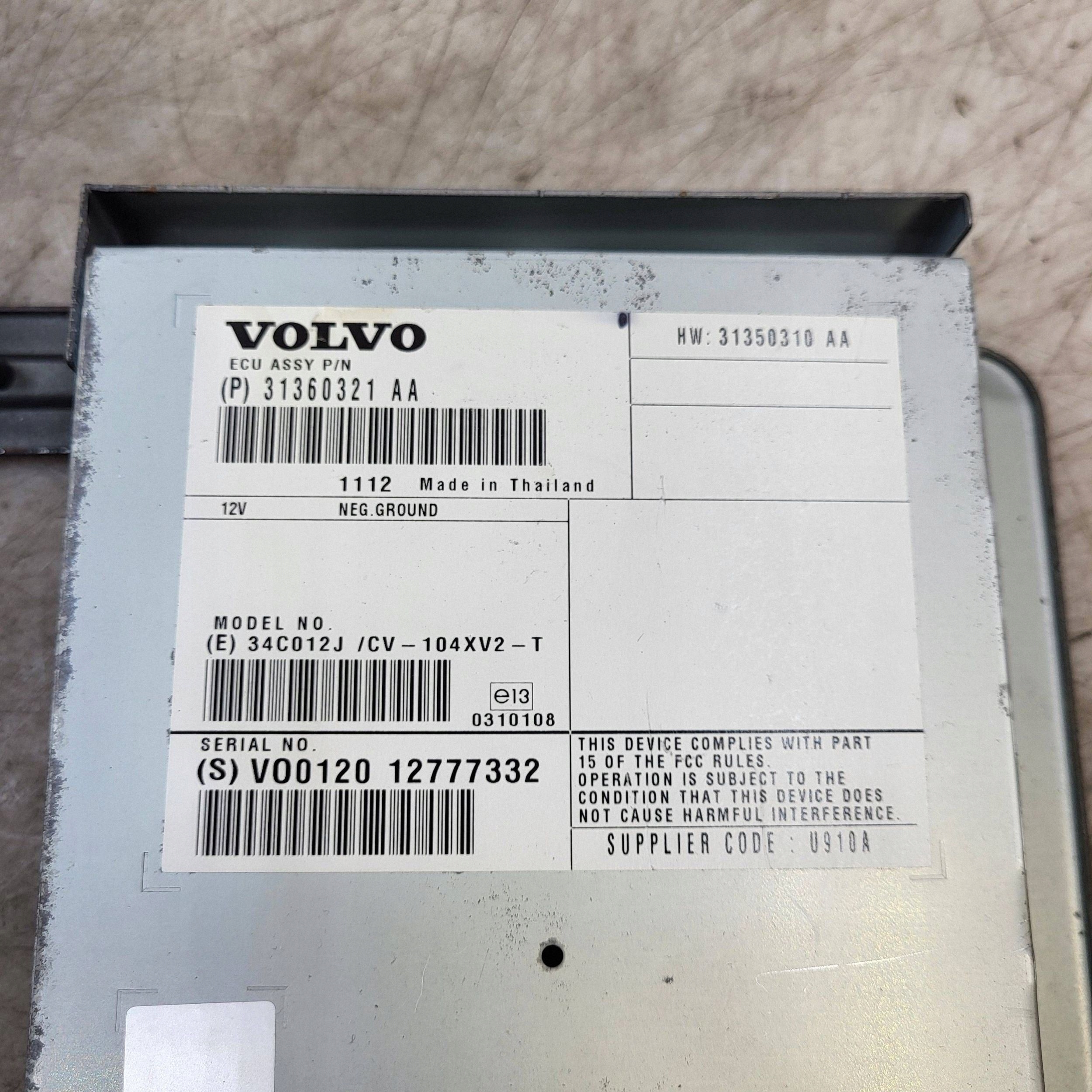 Volvo V60 Amplificateur 31350310 image 7