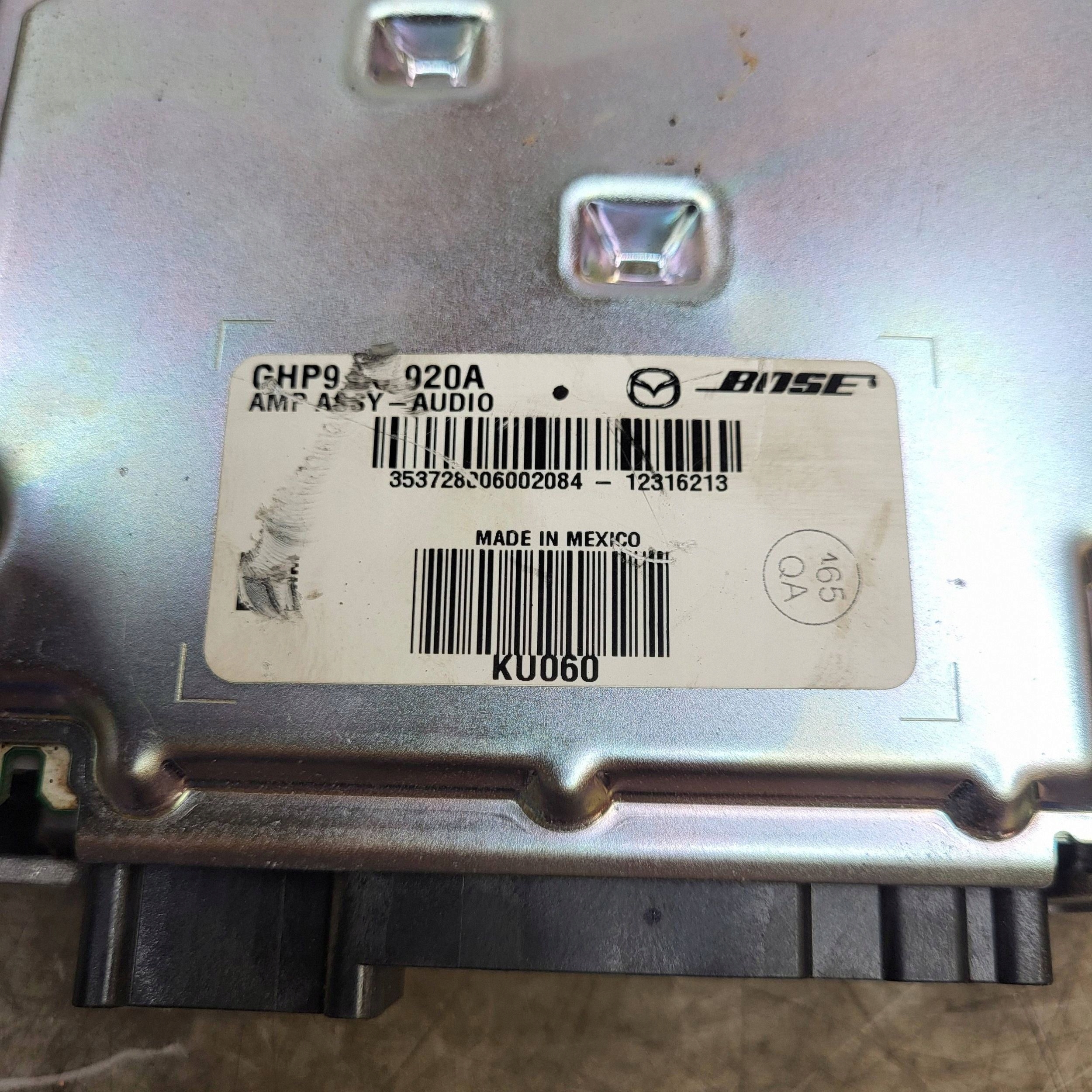 Mazda 6 2014 Amplificateur 12316213 image 5
