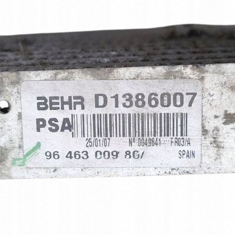 Intercooler Citroën C6 2008 D1386007 image 6