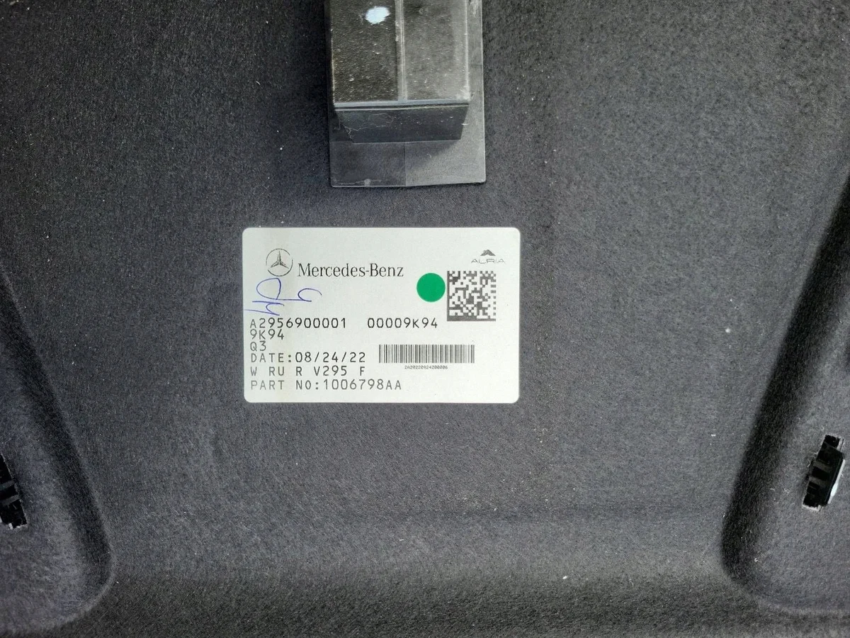 2023 Mercedes-Benz EQE v295 Bagagehylla A2956900001 image 8