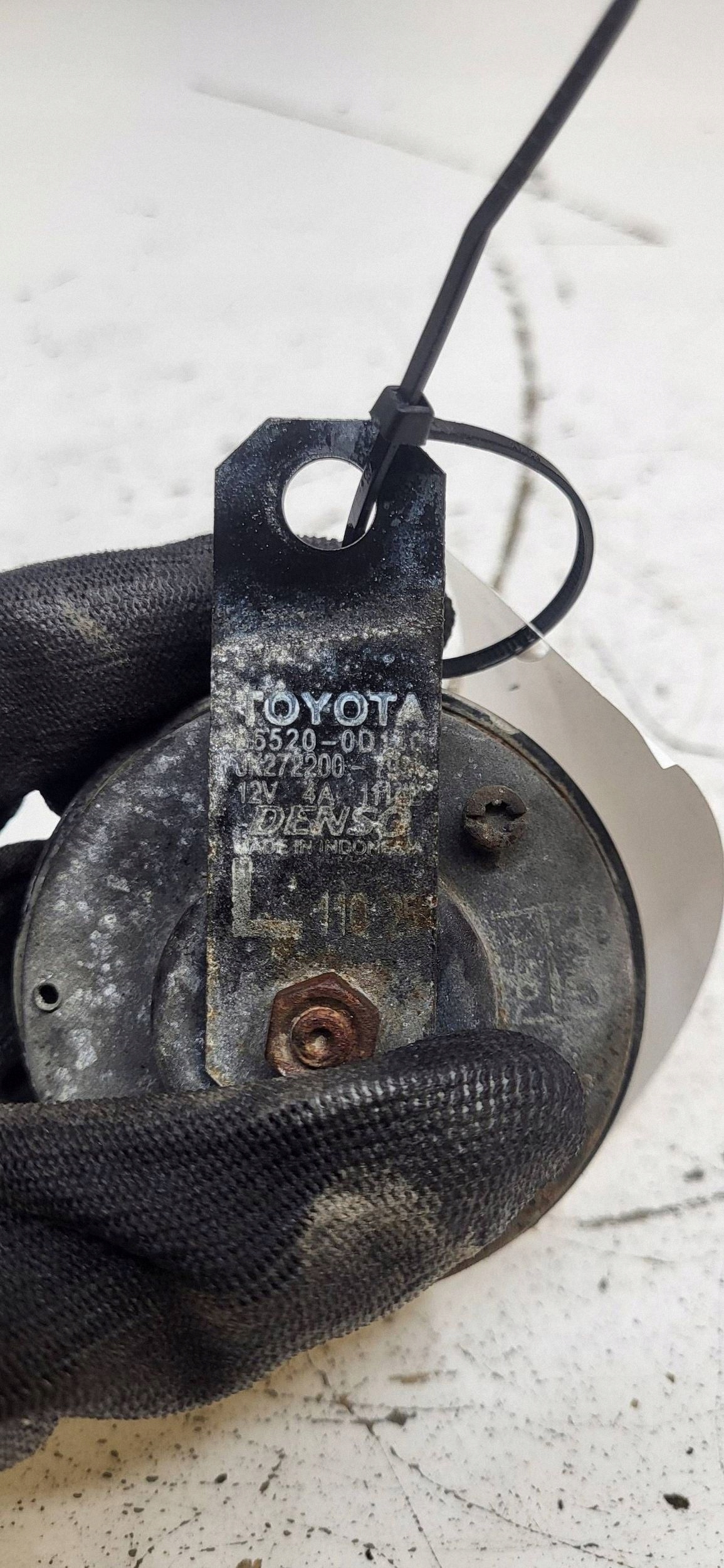 Claxon Toyota Aygo II 2014-2022 86520-0D140 image 6