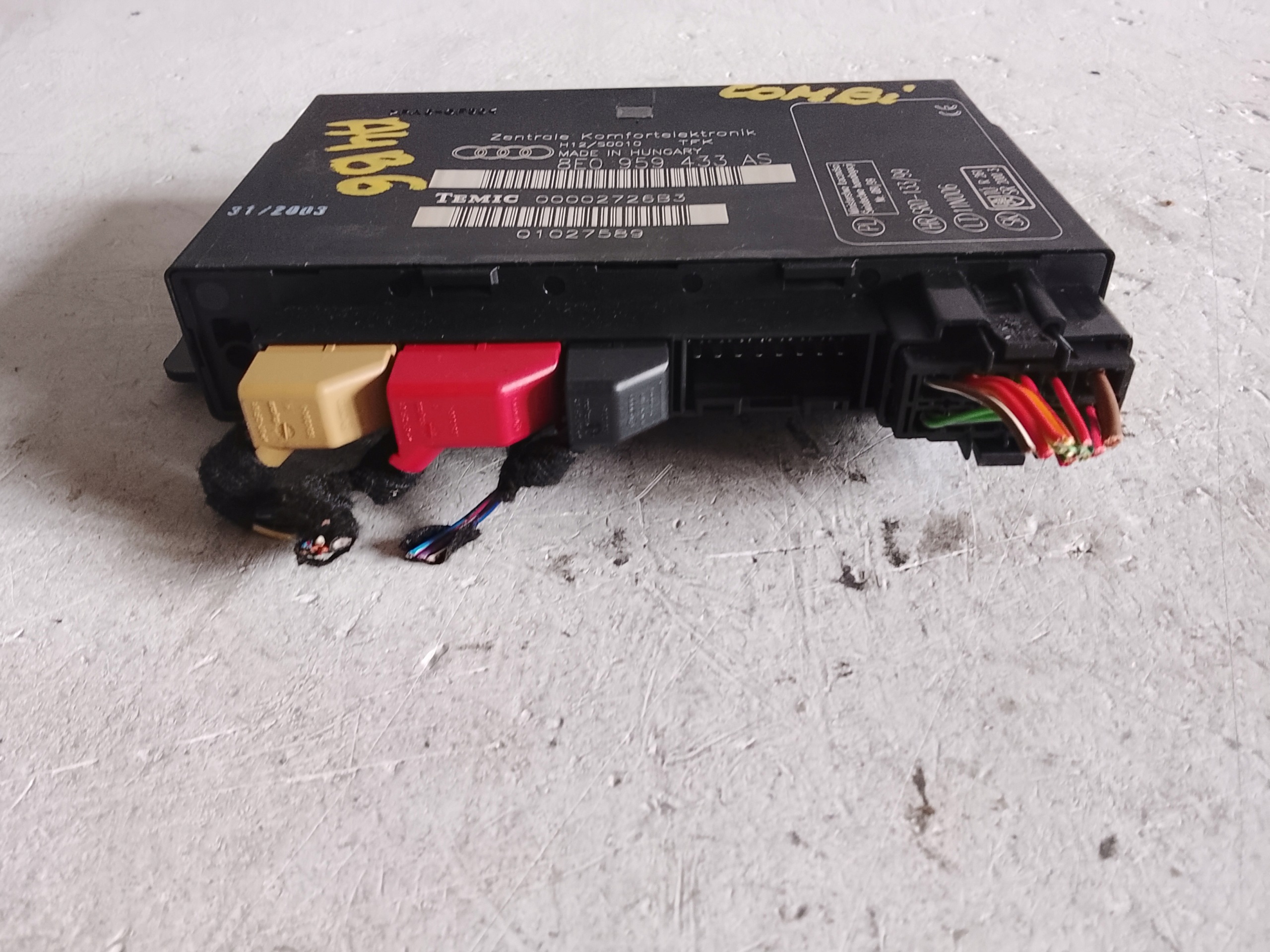 Module Confort Audi OE 8E0959433AS image 3