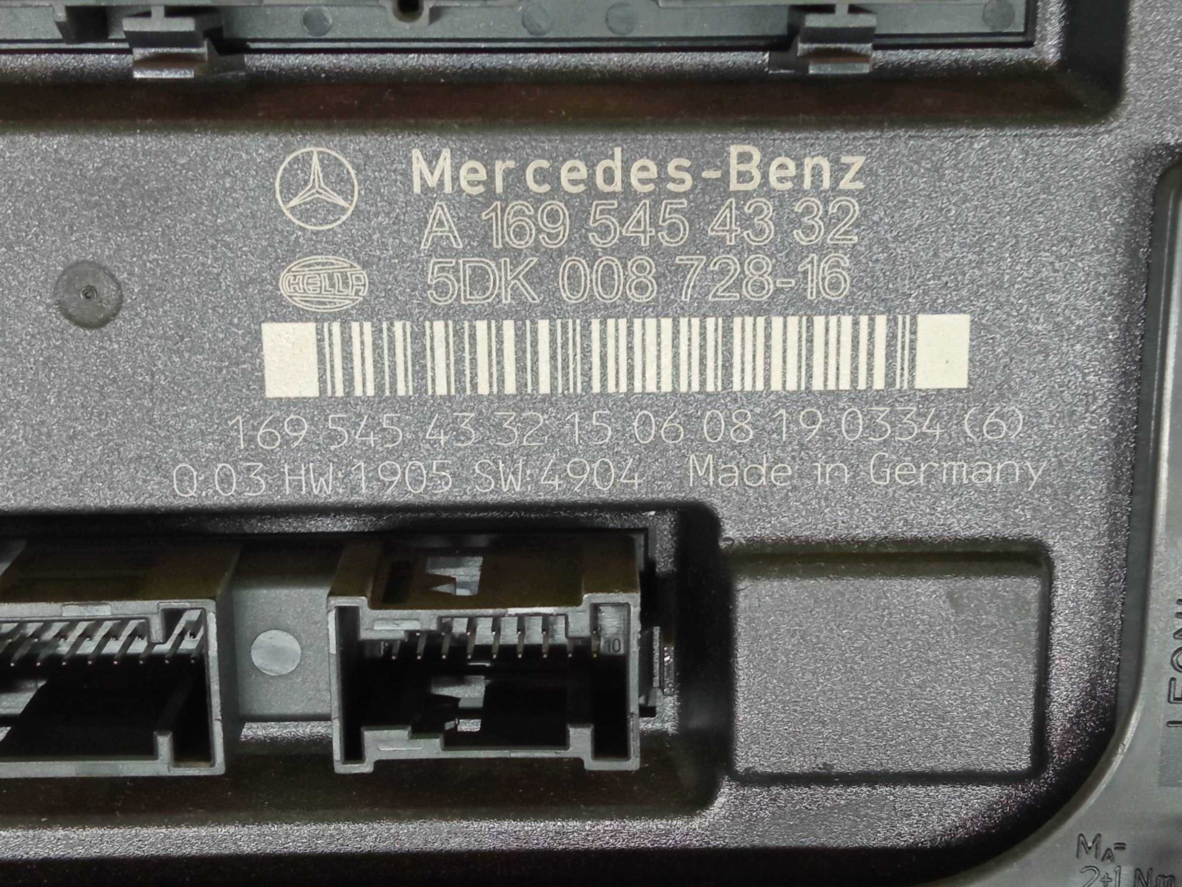 Module A1695454332 2.0 D 108KM Mercedes A W169 image 3