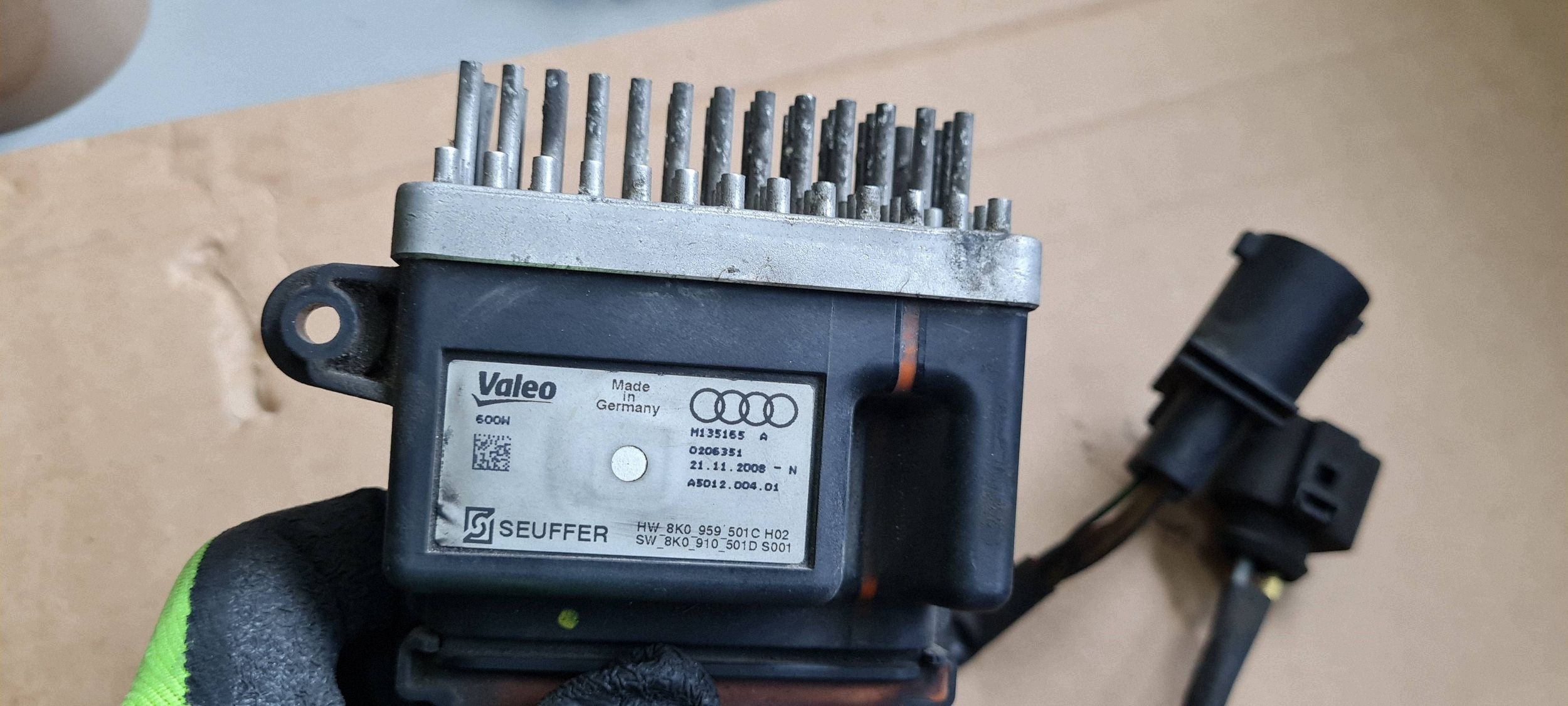 Module ventilateur Audi A4 B8 A5 8T 8K0959501C image 7