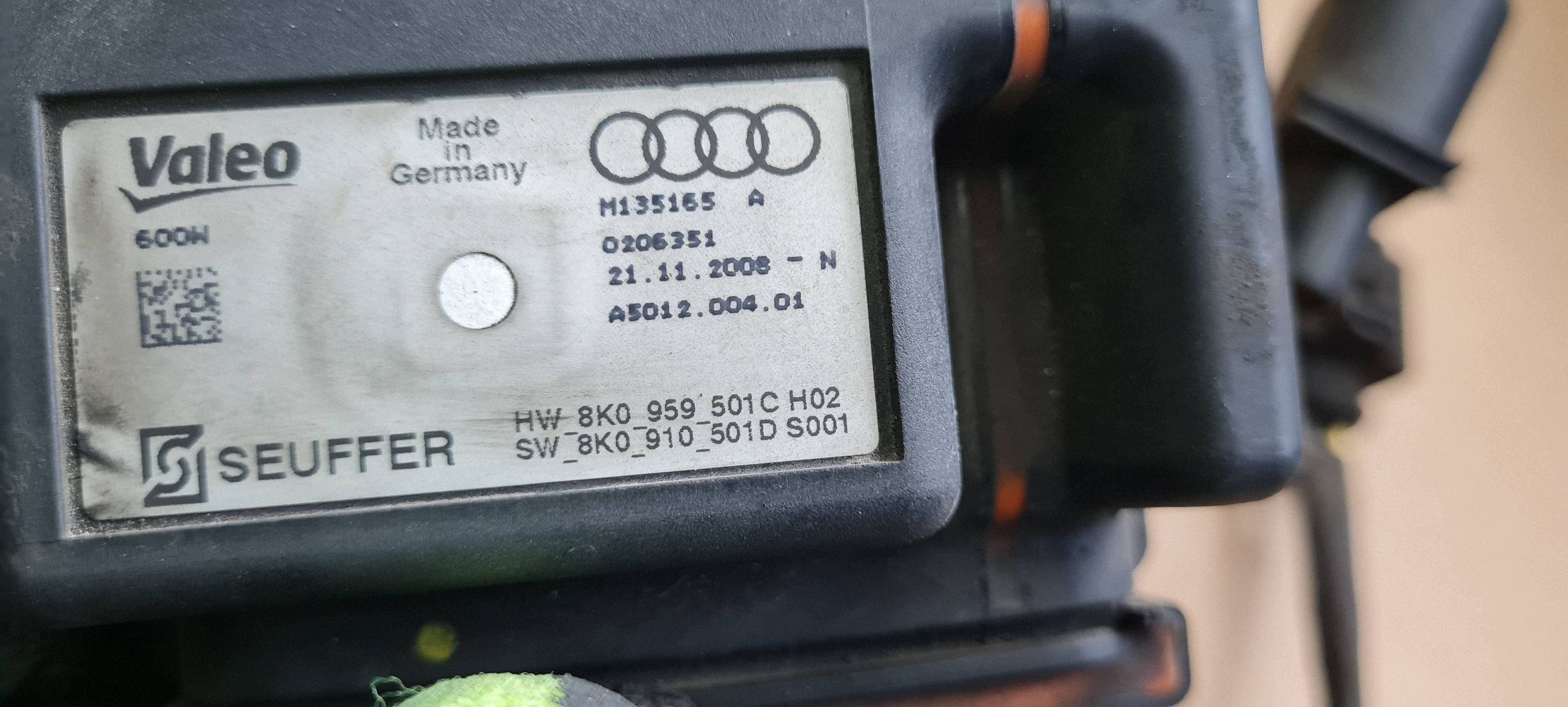 Module ventilateur Audi A4 B8 A5 8T 8K0959501C image 9