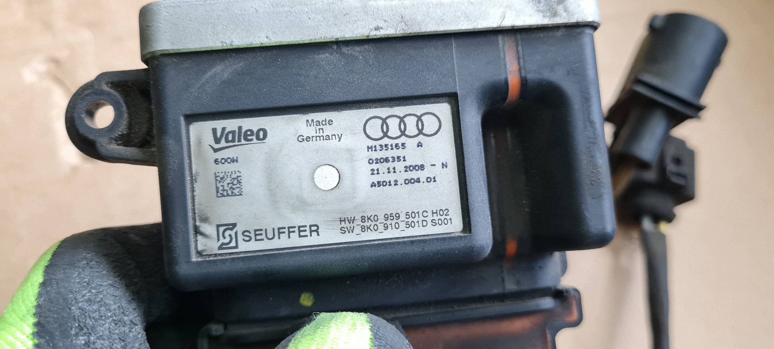 Module ventilateur Audi A4 B8 A5 8T 8K0959501C image 10