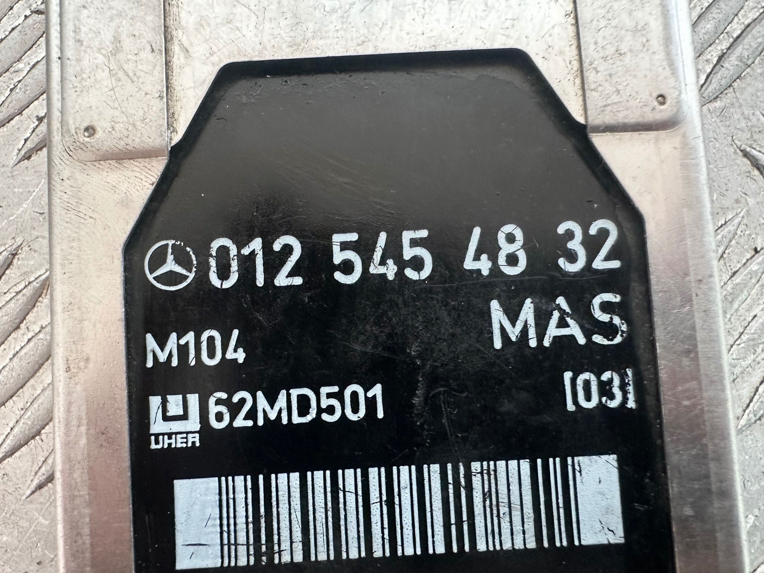 MERCEDES-BENZ SL R129 Ohjainyksikkö 0125454832