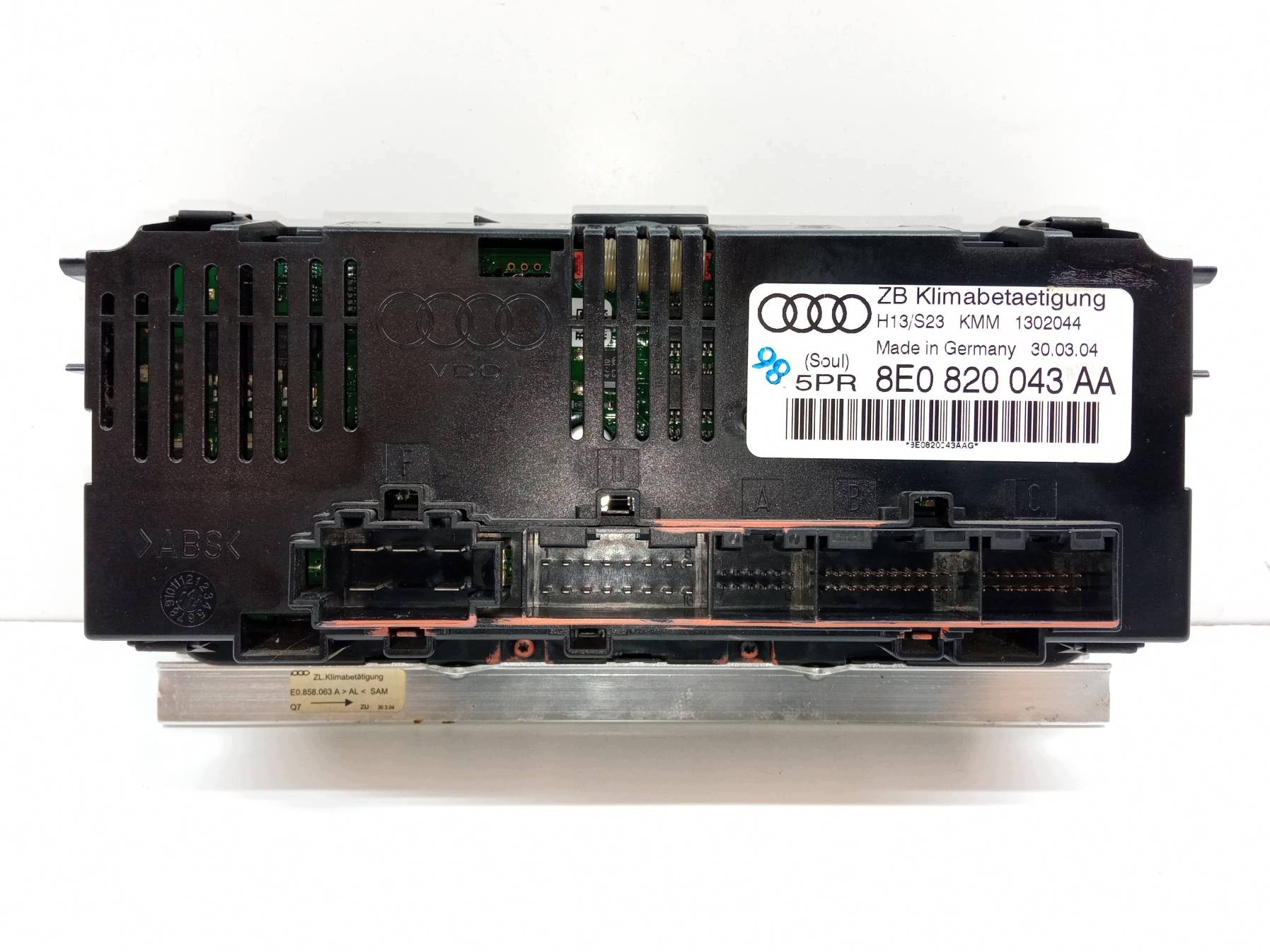 Panel de ventilación 8E0820043AA Audi A4 II B6 image 5