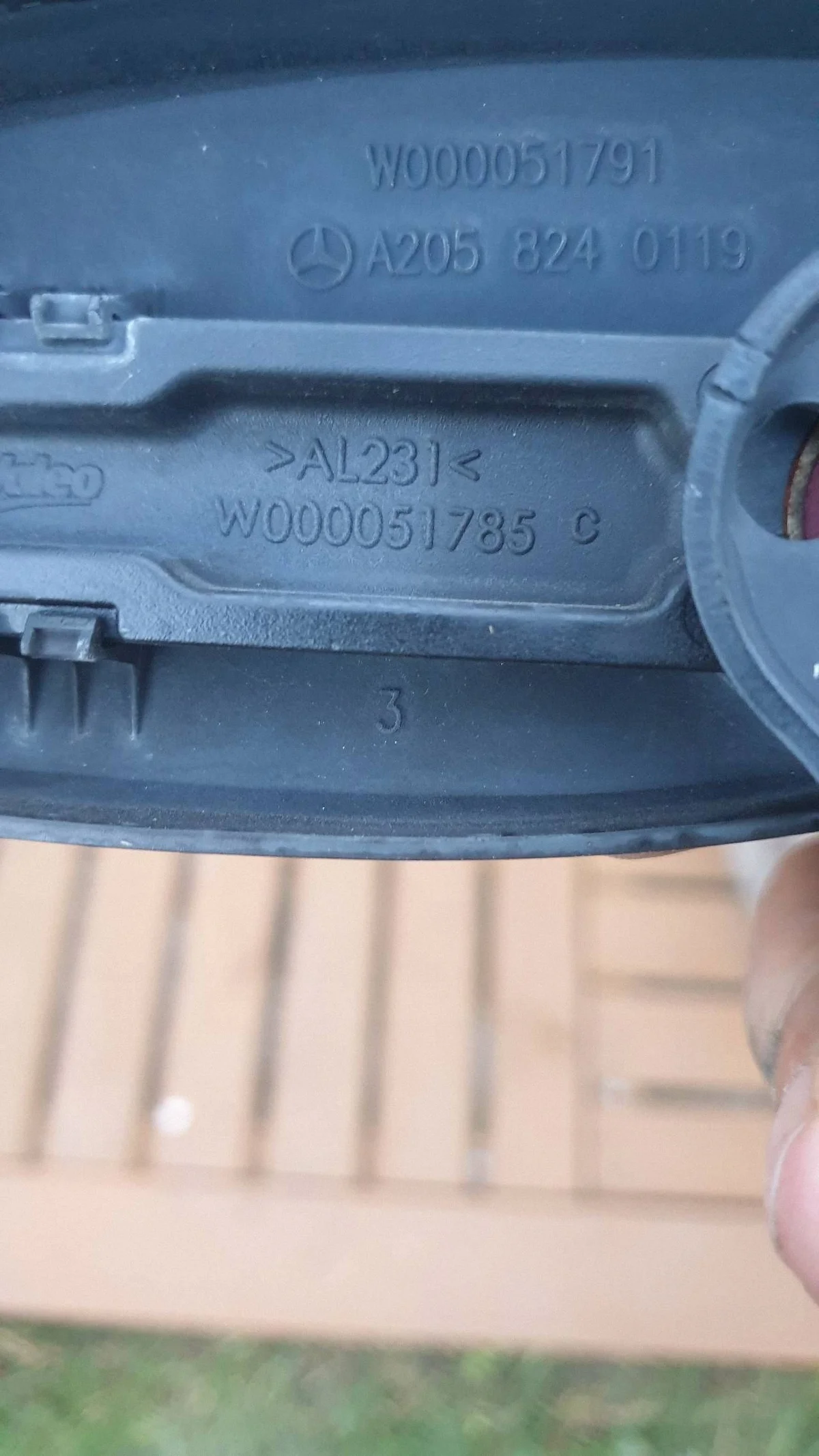 Wischerarm Mercedes E W213 W000051785