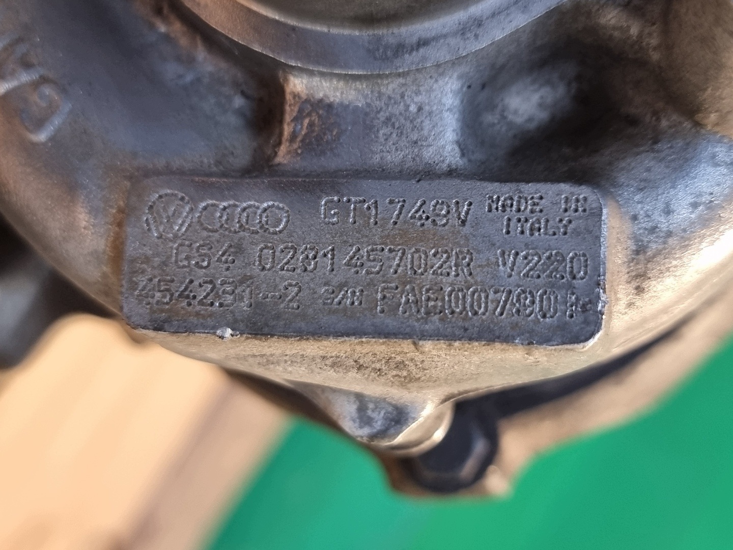 Turbo Garrett 028145702R 1.9 TDI Usado image 4