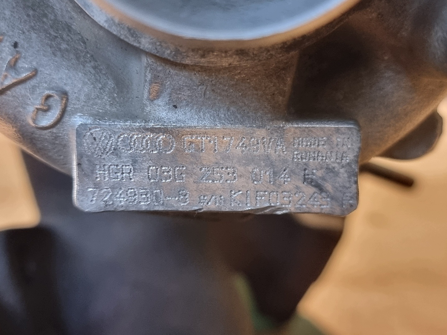 Turbolader 03G253014H Audi Skoda VW 2.0 TDI image 3