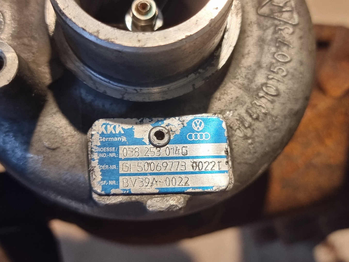 Turbolader 1.9 TDI 038253014G VW Audi Skoda image 4