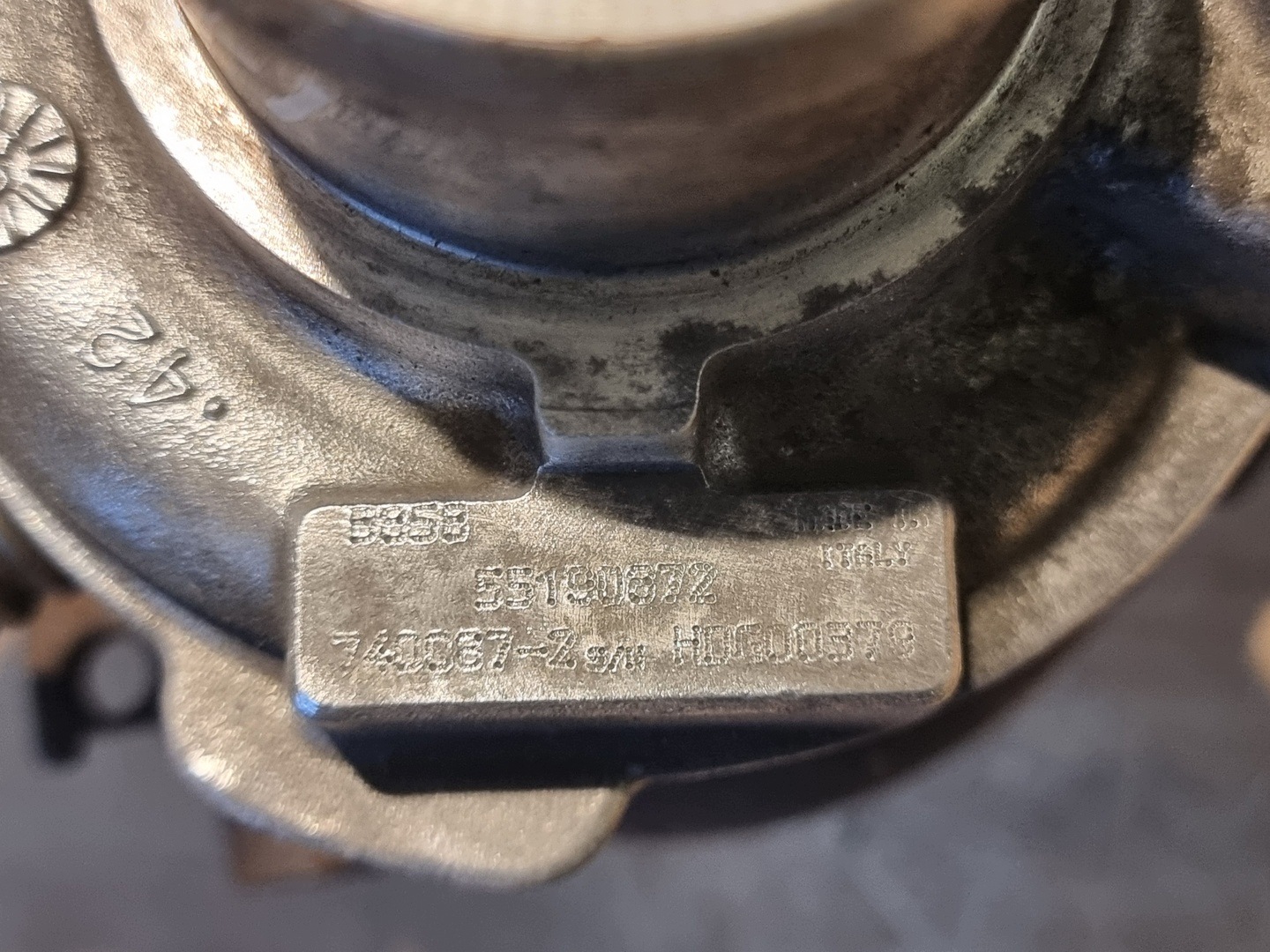 Turbolader 55190872 Opel Saab 1.9 CDTI JTD image 4