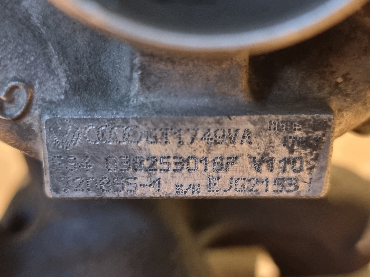 Turbocompressor 038253016F 1.9 TDI 130KM Usado image 3