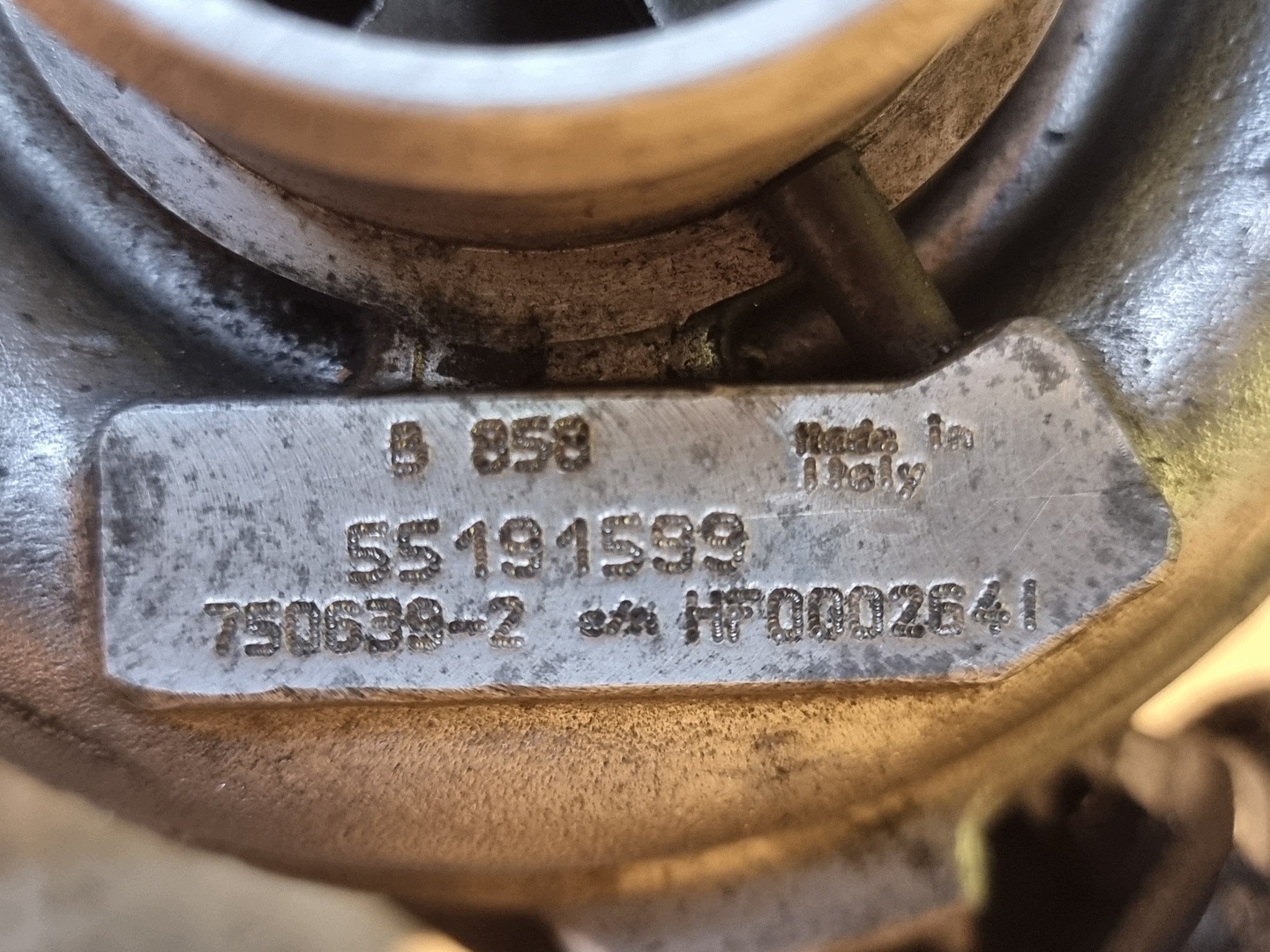 Turbolader Alfa Romeo 156 2.4 JTD 55191599 image 3