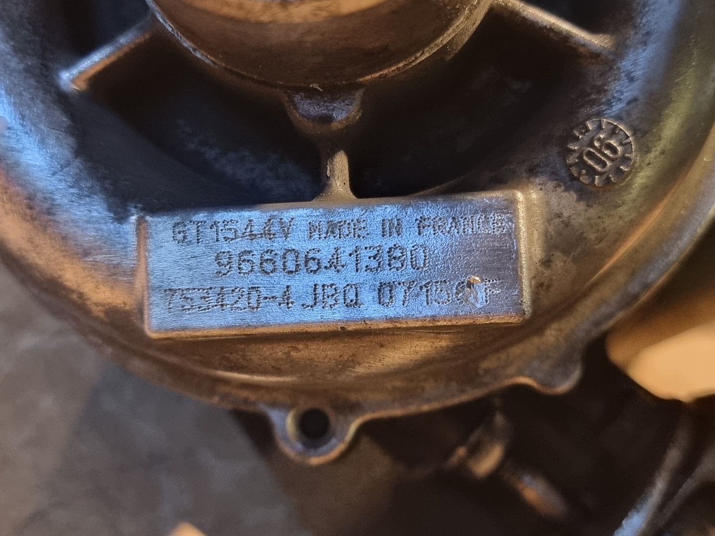 Garrett GT1544V turbo 1.6 HDI TDCI image 4
