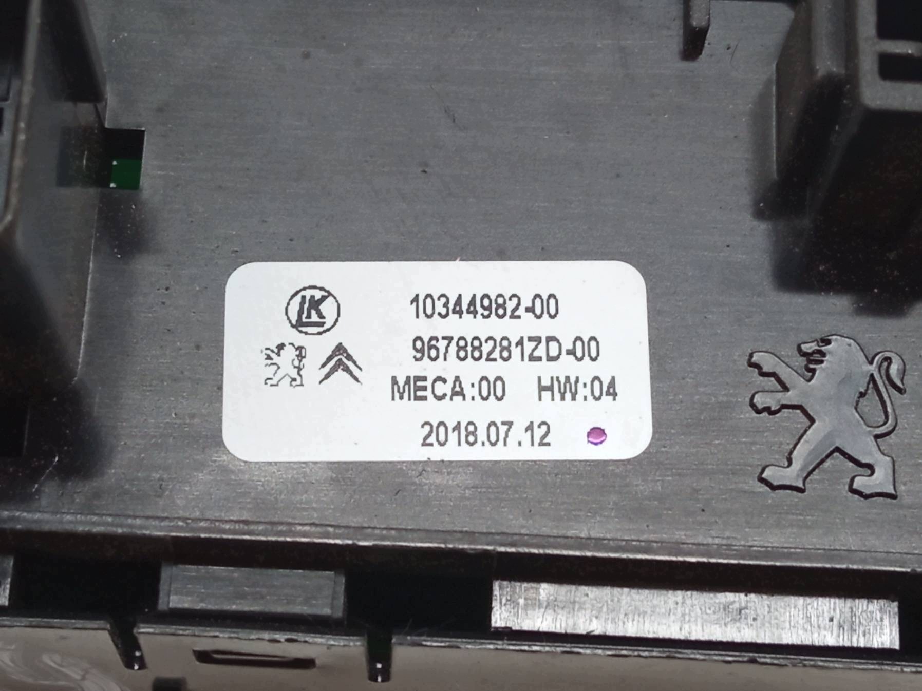 Fensterheber-Schalter links vorne Opel Crossland I 96788281ZD image 4