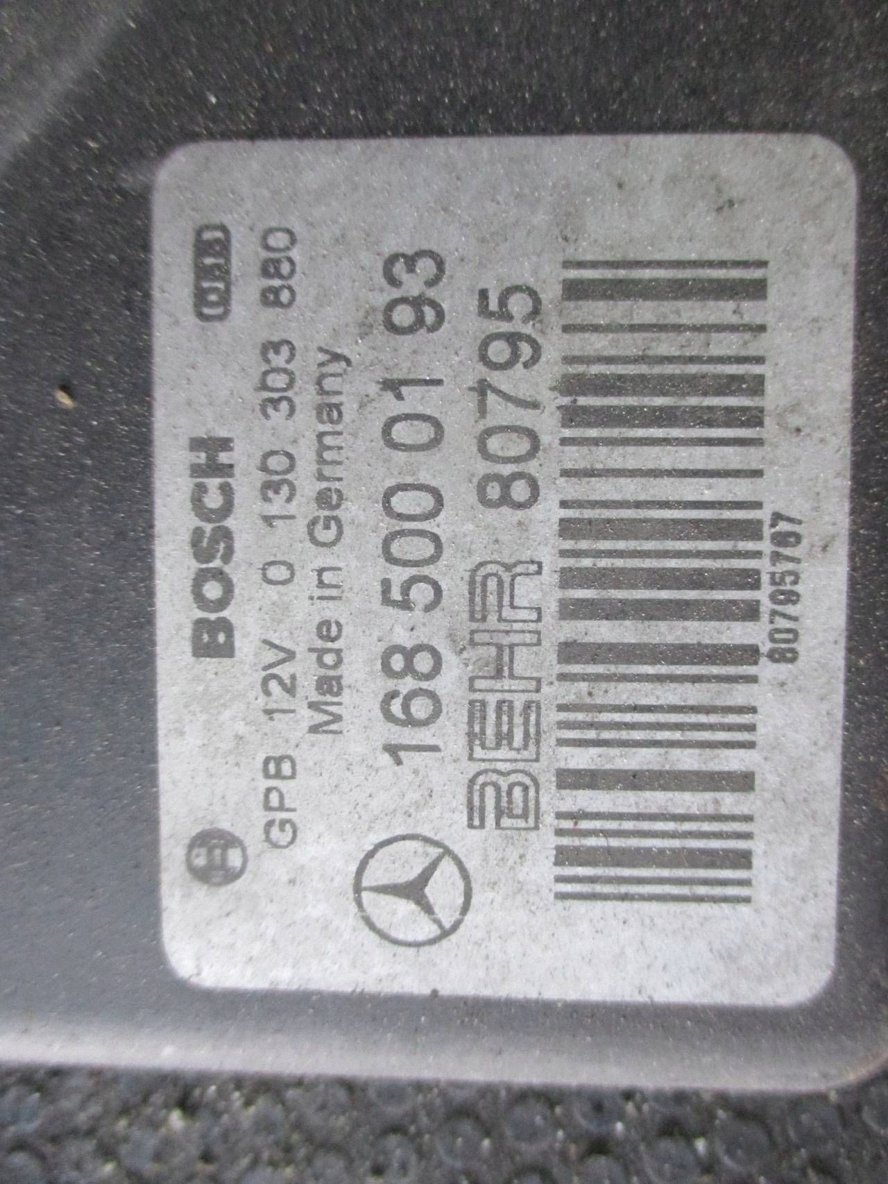 Ventilateur Mercedes W165 0130303880 image 4