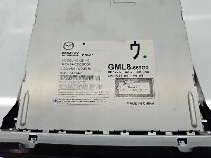 Radio CD Mazda 6 (GJ1) GML8-669G0 image 5