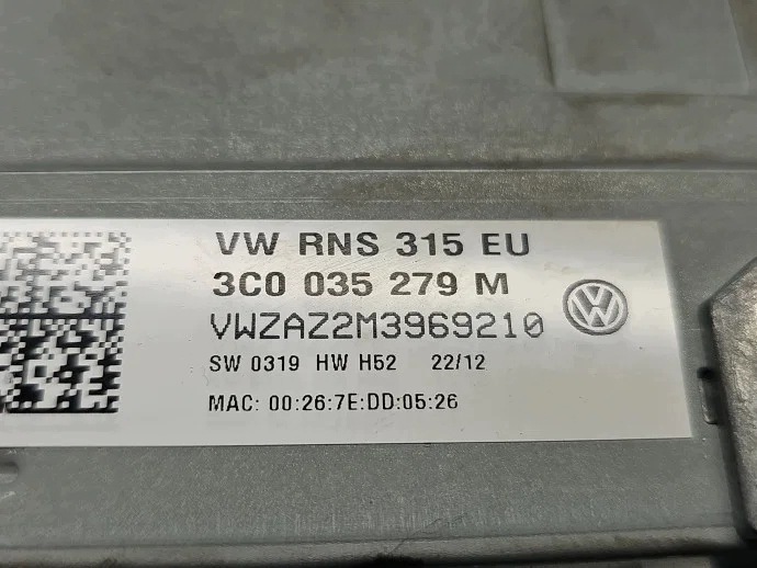Radio CD VW Passat CC (358) Navigation