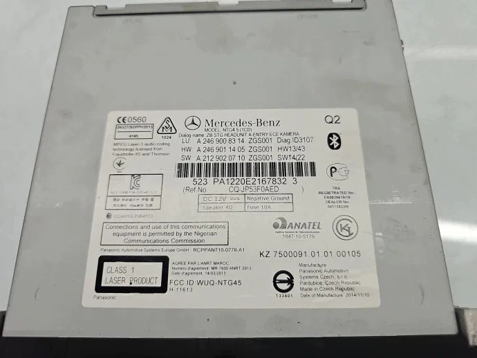 Radio CD Mercedes GLA (X156) A2469008314 image 5