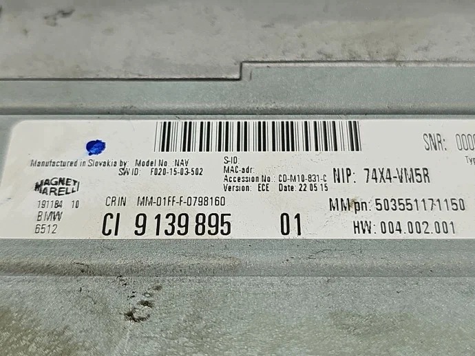 Radio CD BMW 1 (F20) 913989501 image 7