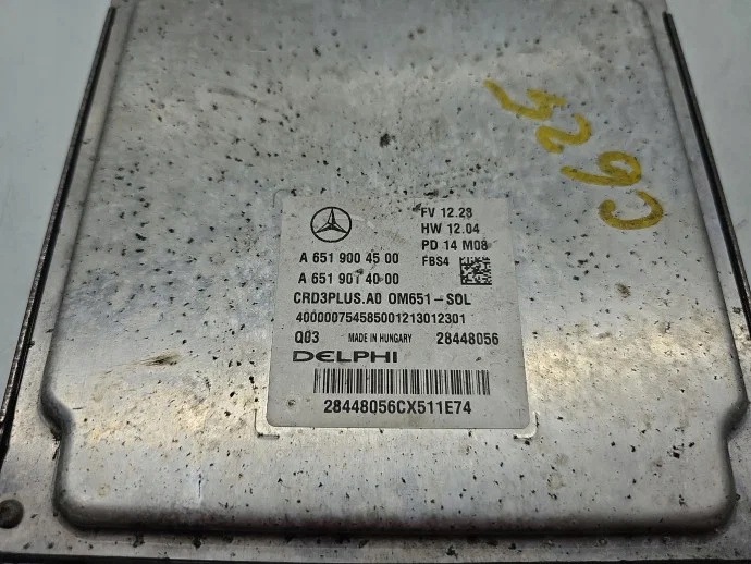 ECU Motorstyrenhet Mercedes C-Klass W205 A6519004500 image 4
