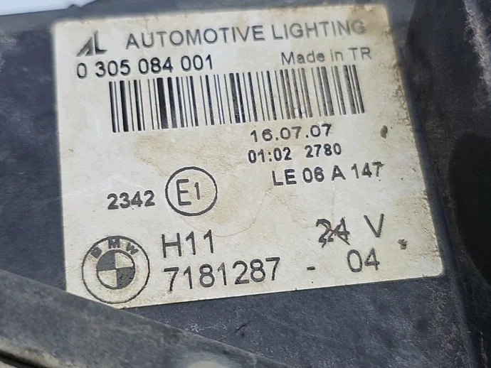 Sumuvalo vasen BMW 1 (E81, E87) 7181287-04 image 6
